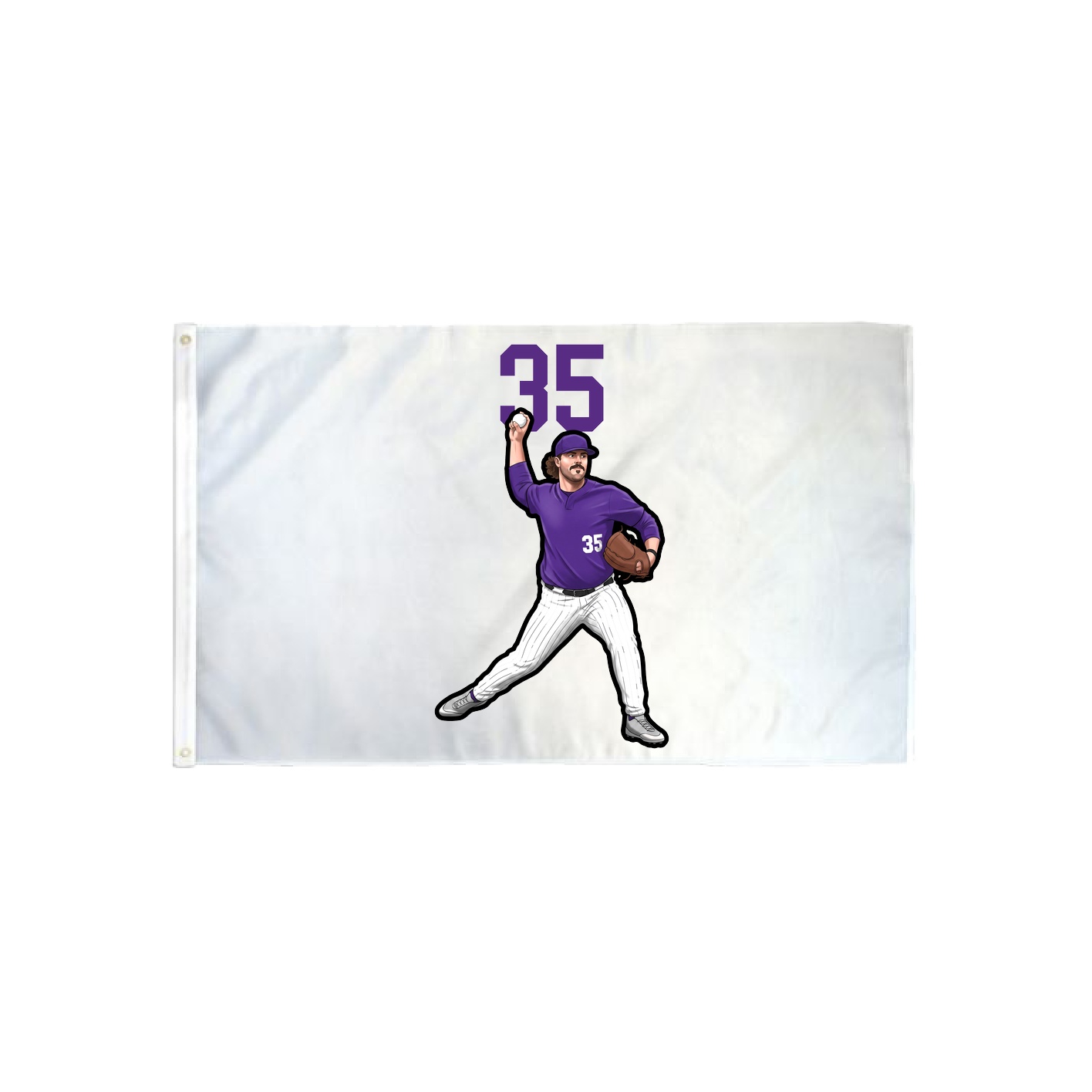 3x5 Flag — Number Top in Classic