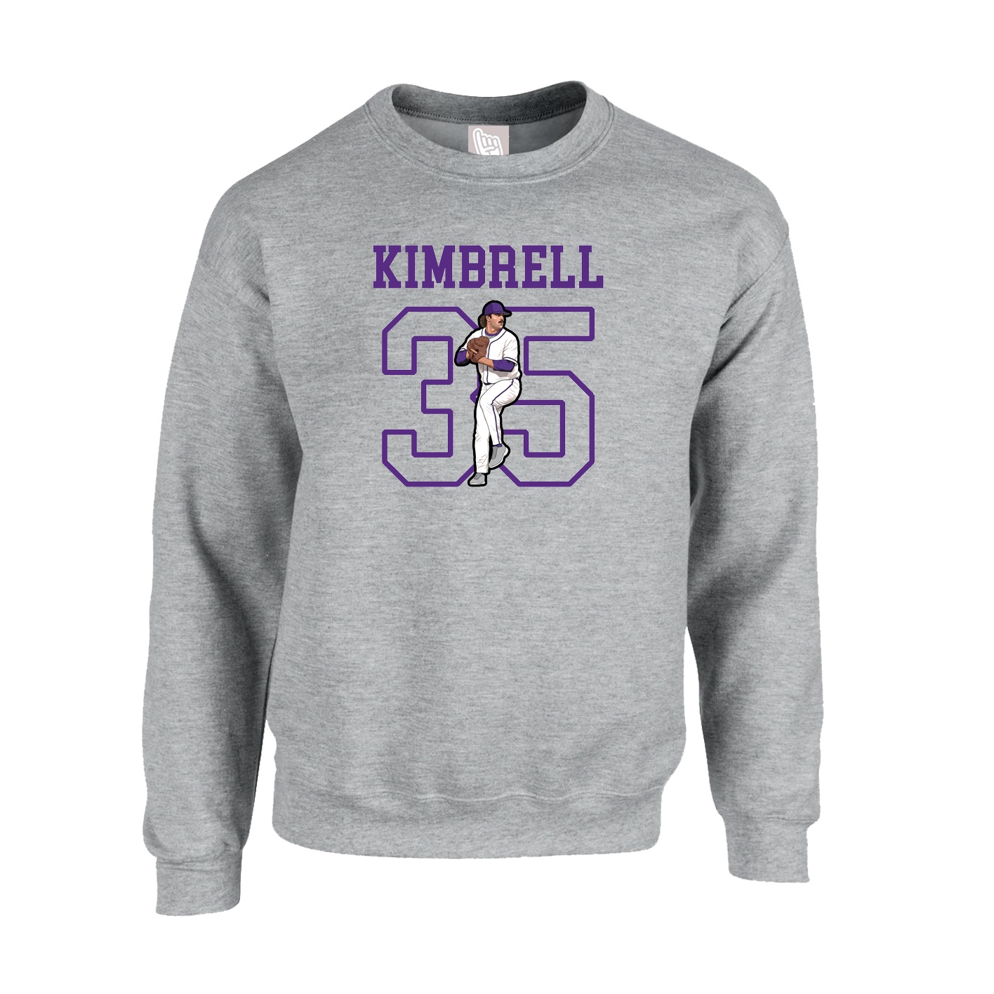 Fleece Crew — Shirsey in Grey