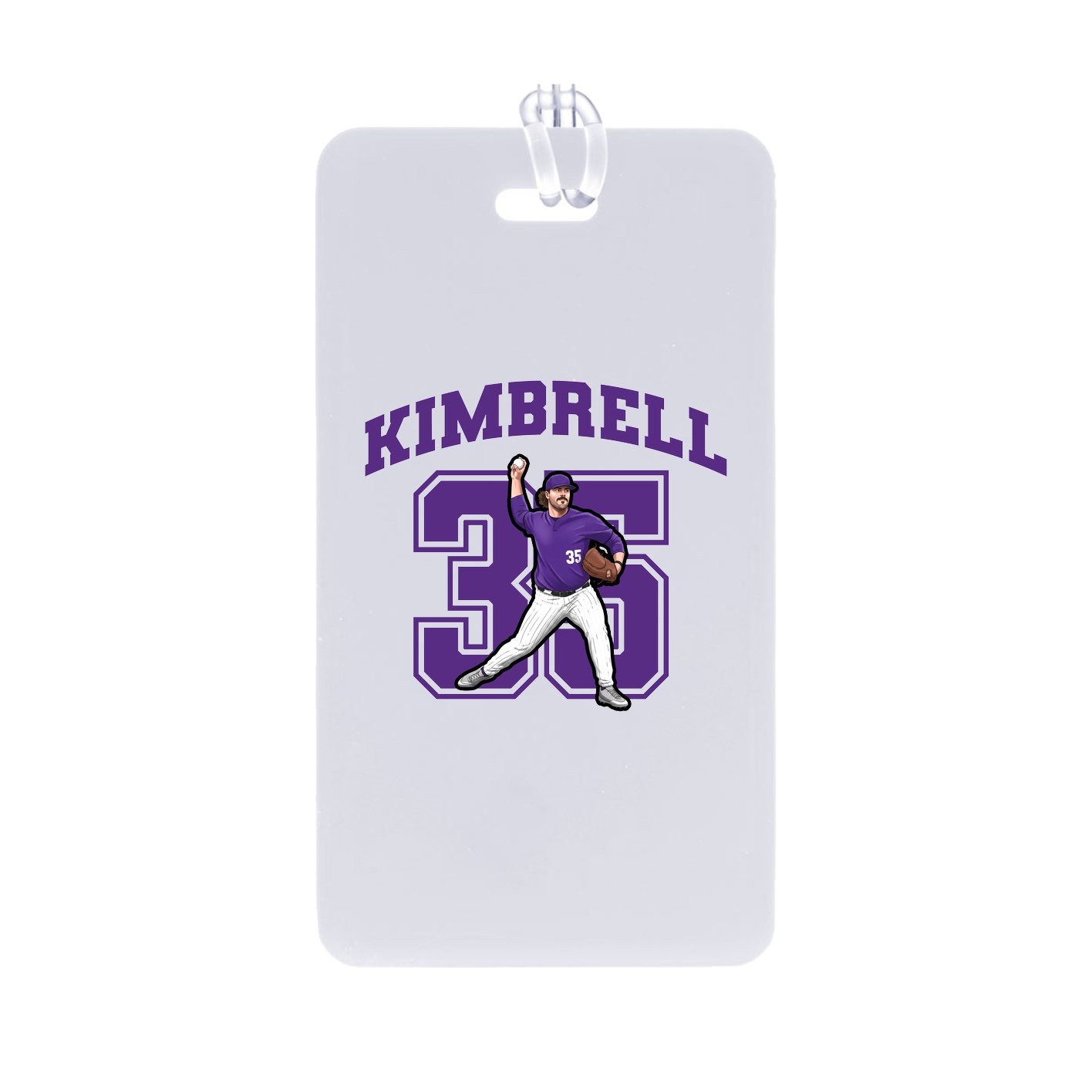 Bag Tag — Number in Classic