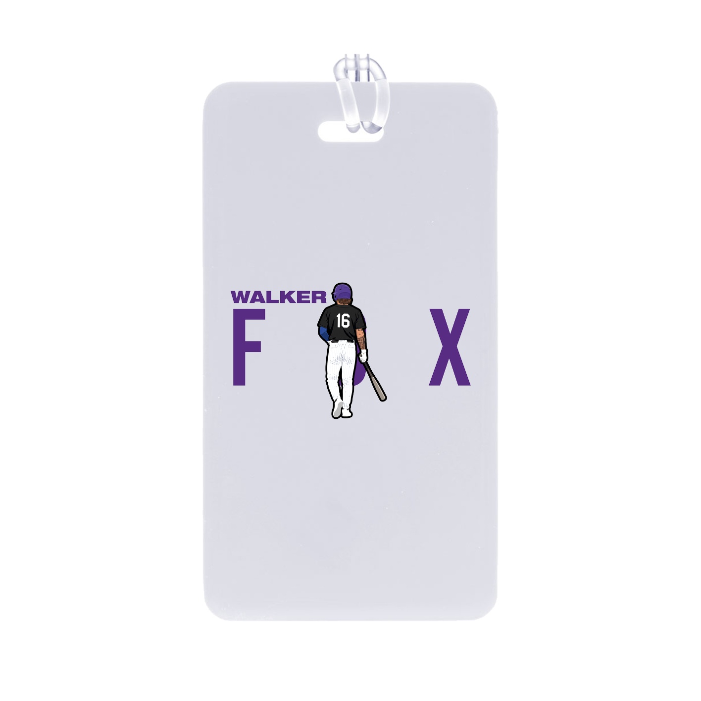 Bag Tag — Player Name in Classic