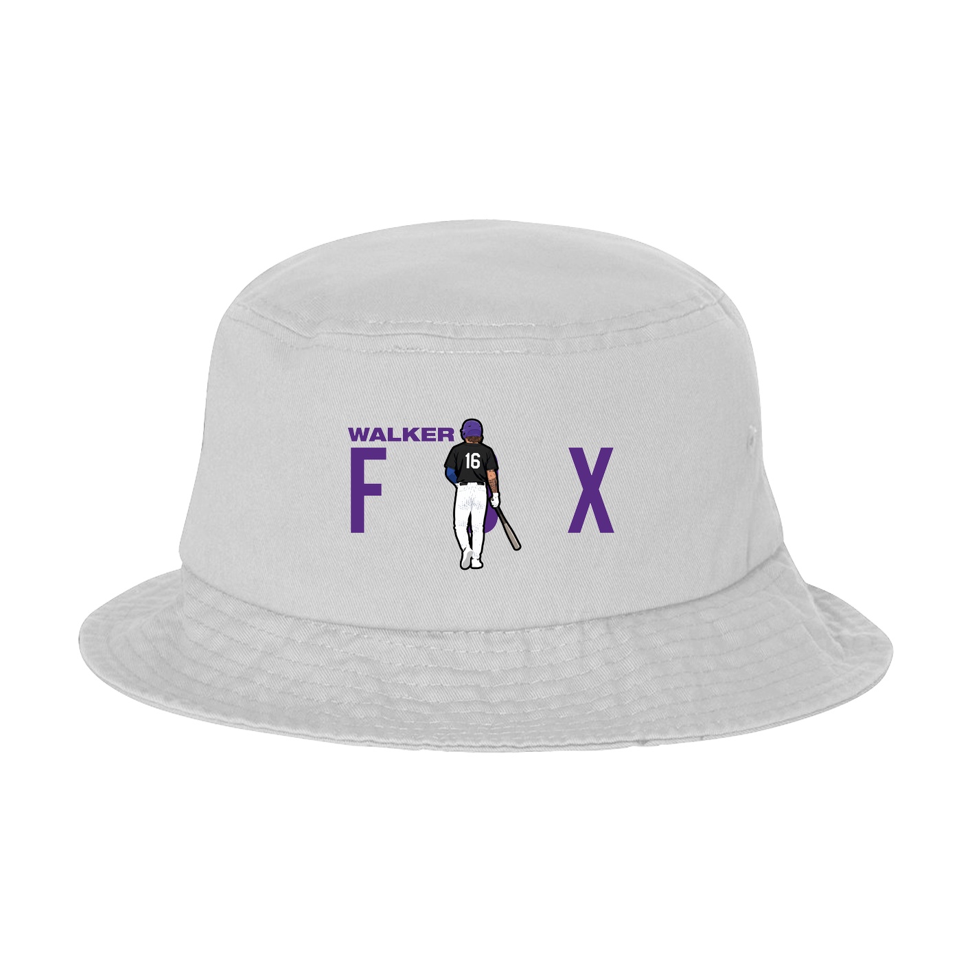 Bucket Cap — Player Name in White