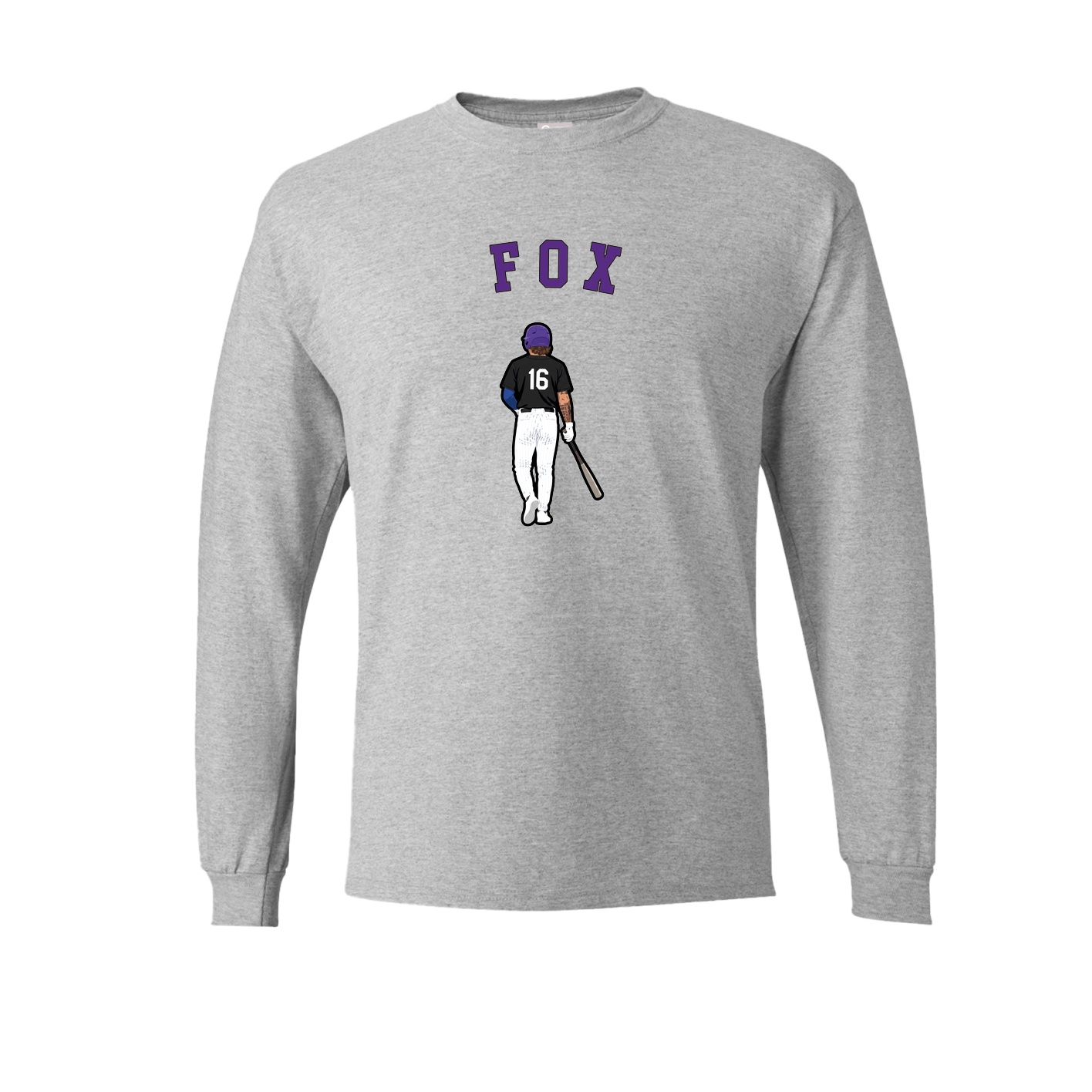 Long Sleeve Tee — Shirsey Arch in Grey