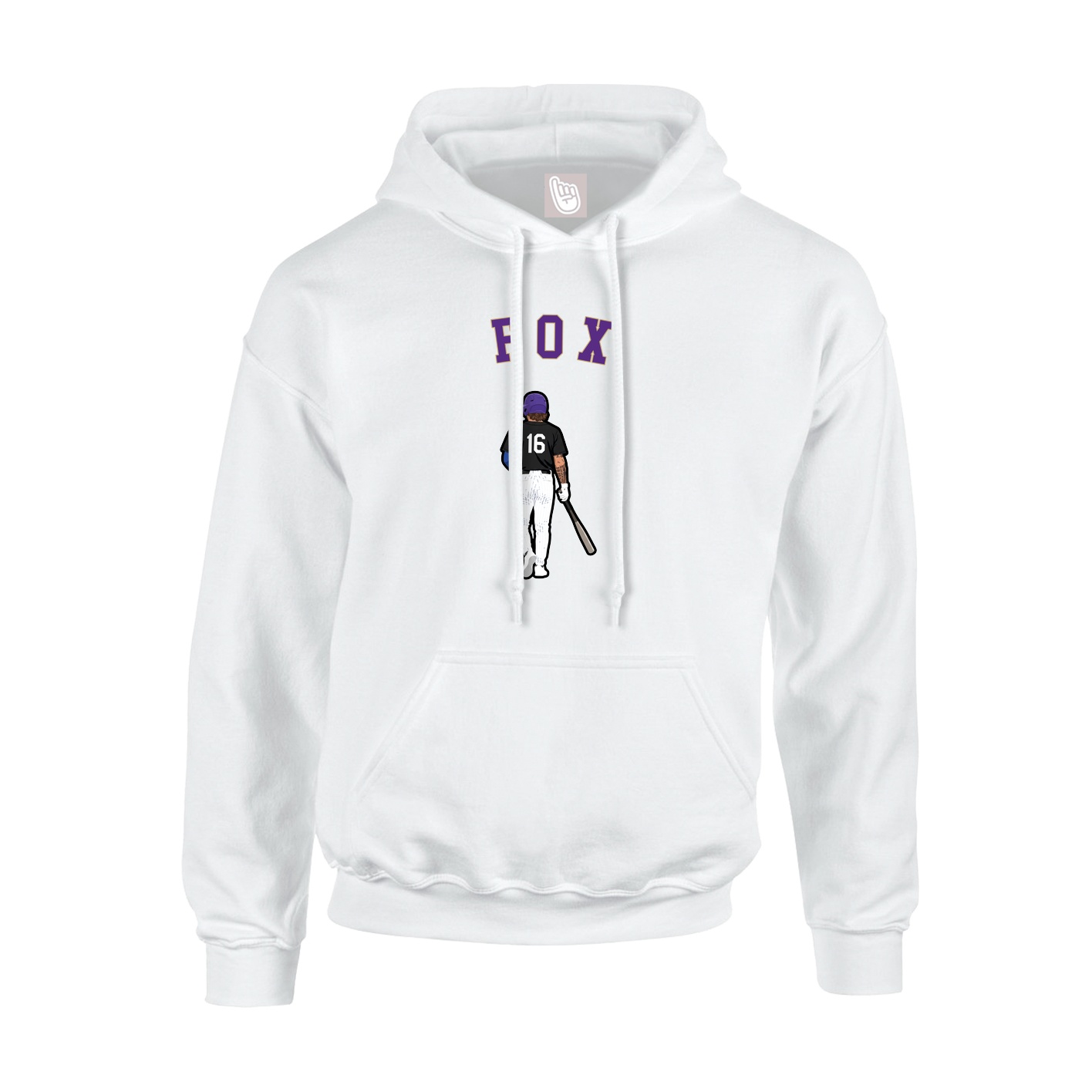 Hoodie — Shirsey Arch in White