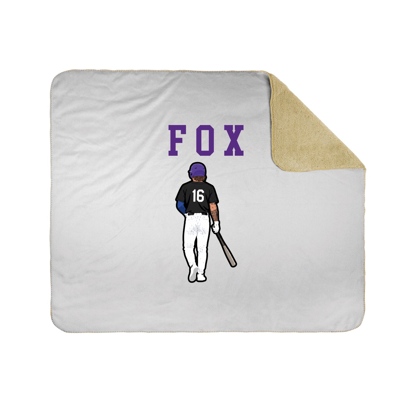 Throw Blanket — Shirsey in White