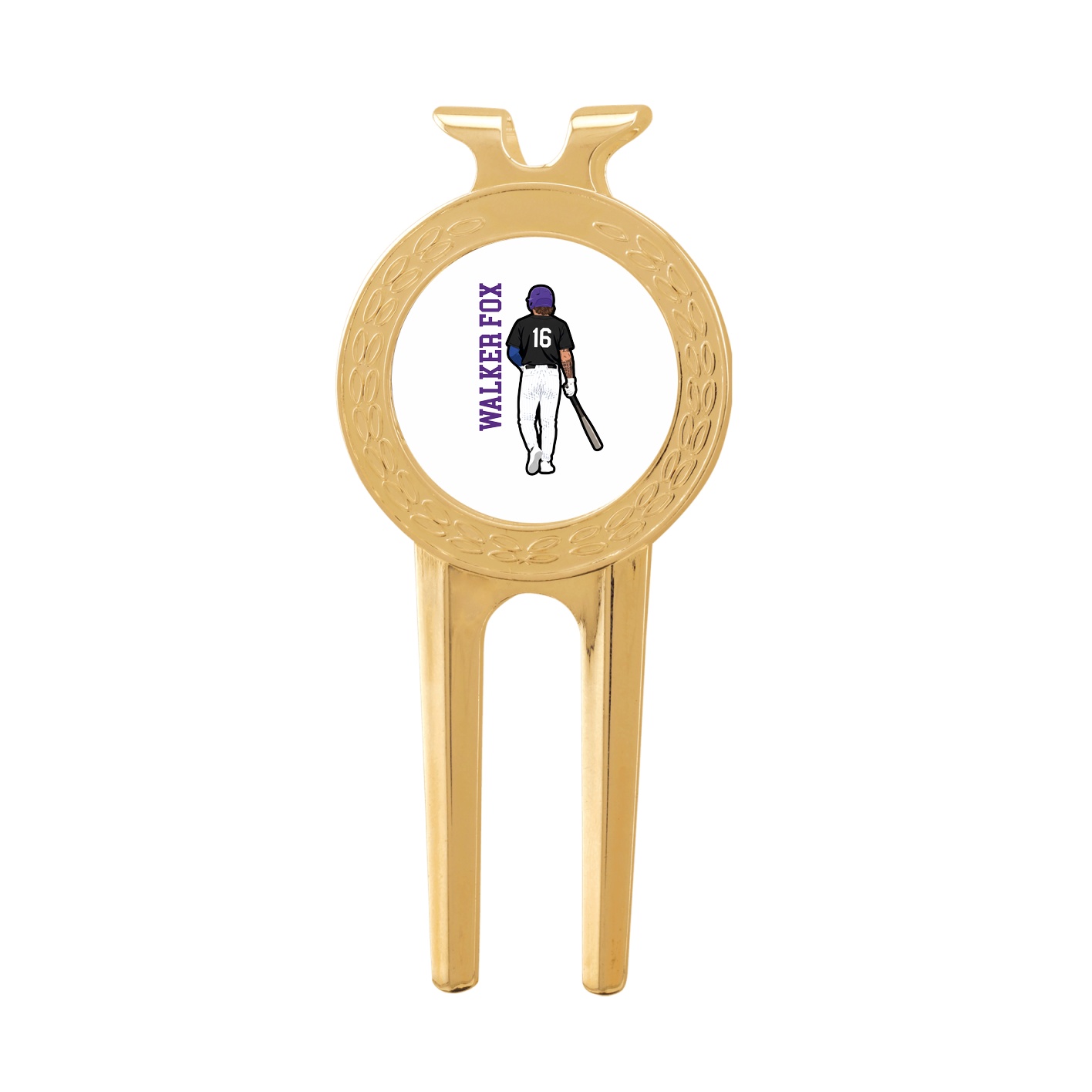 Divot Tool with Ball Marker — Name Vertical in Classic