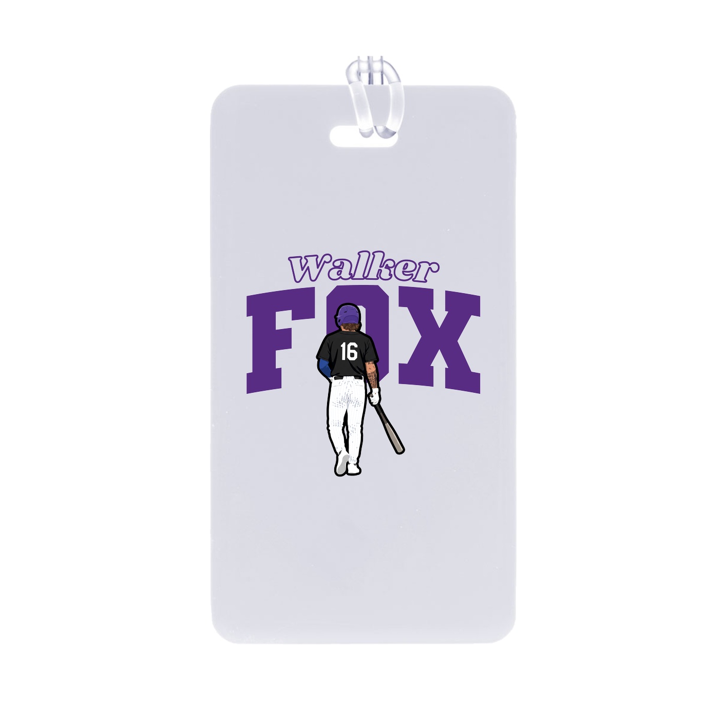 Bag Tag — Name Arch in Classic