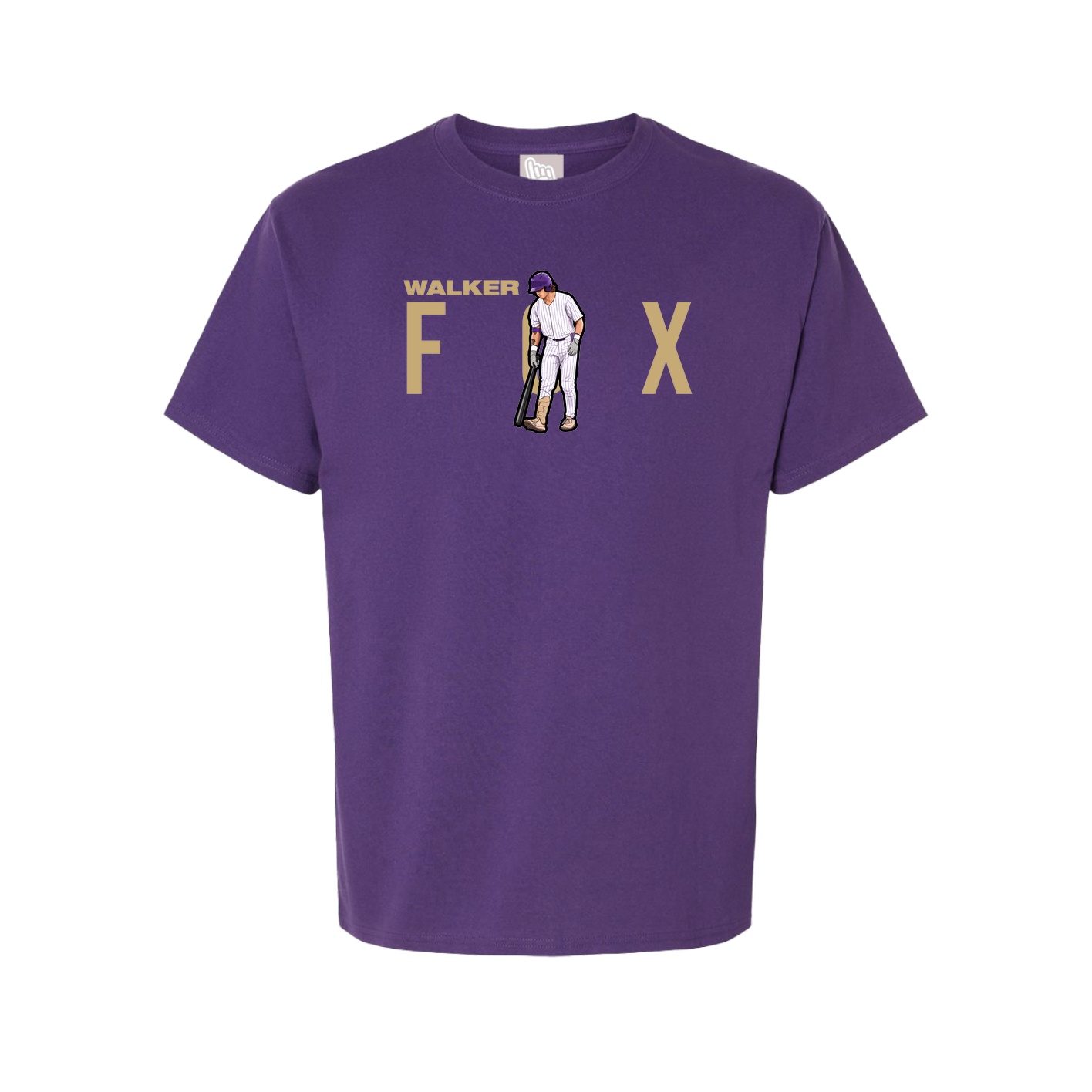 Youth Tee — Player Name in Purple