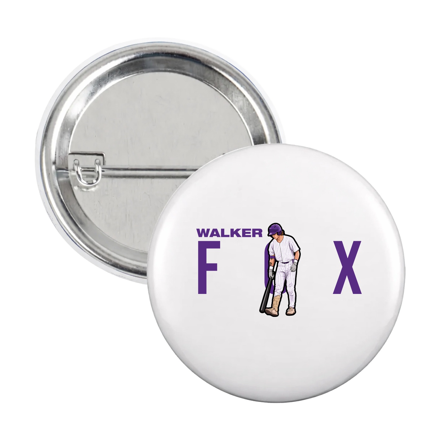 Game Day Button — Player Name in White