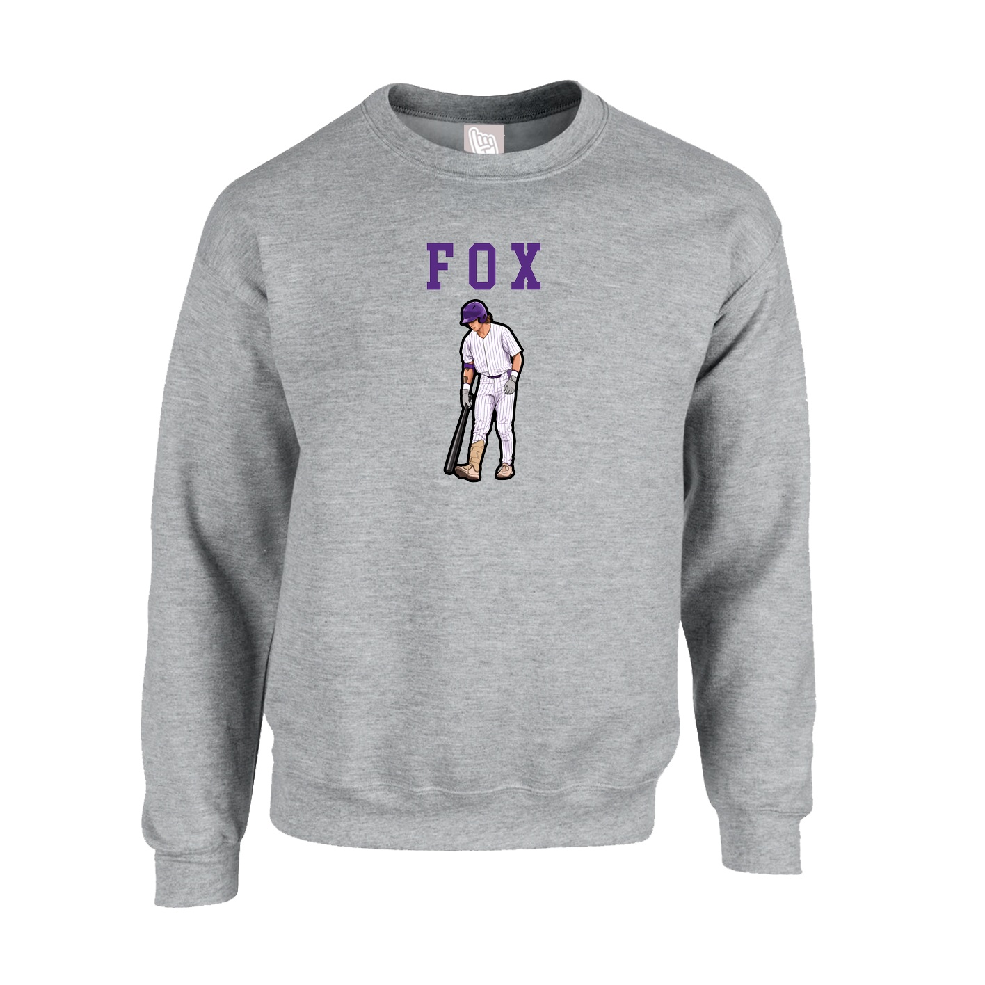 Fleece Crew — Shirsey in Grey