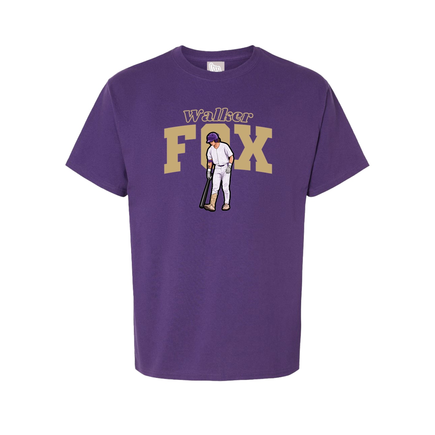 Tee — Name Arch in Purple