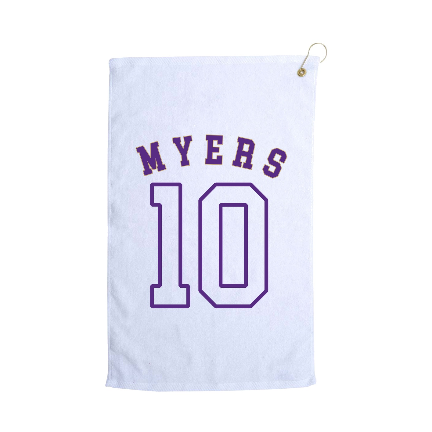 Golf Towel — Shirsey Arch in White