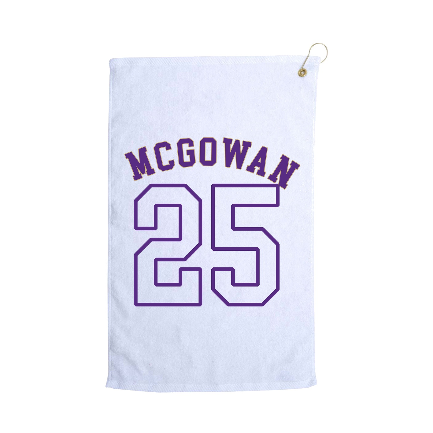 Golf Towel — Shirsey Arch in White