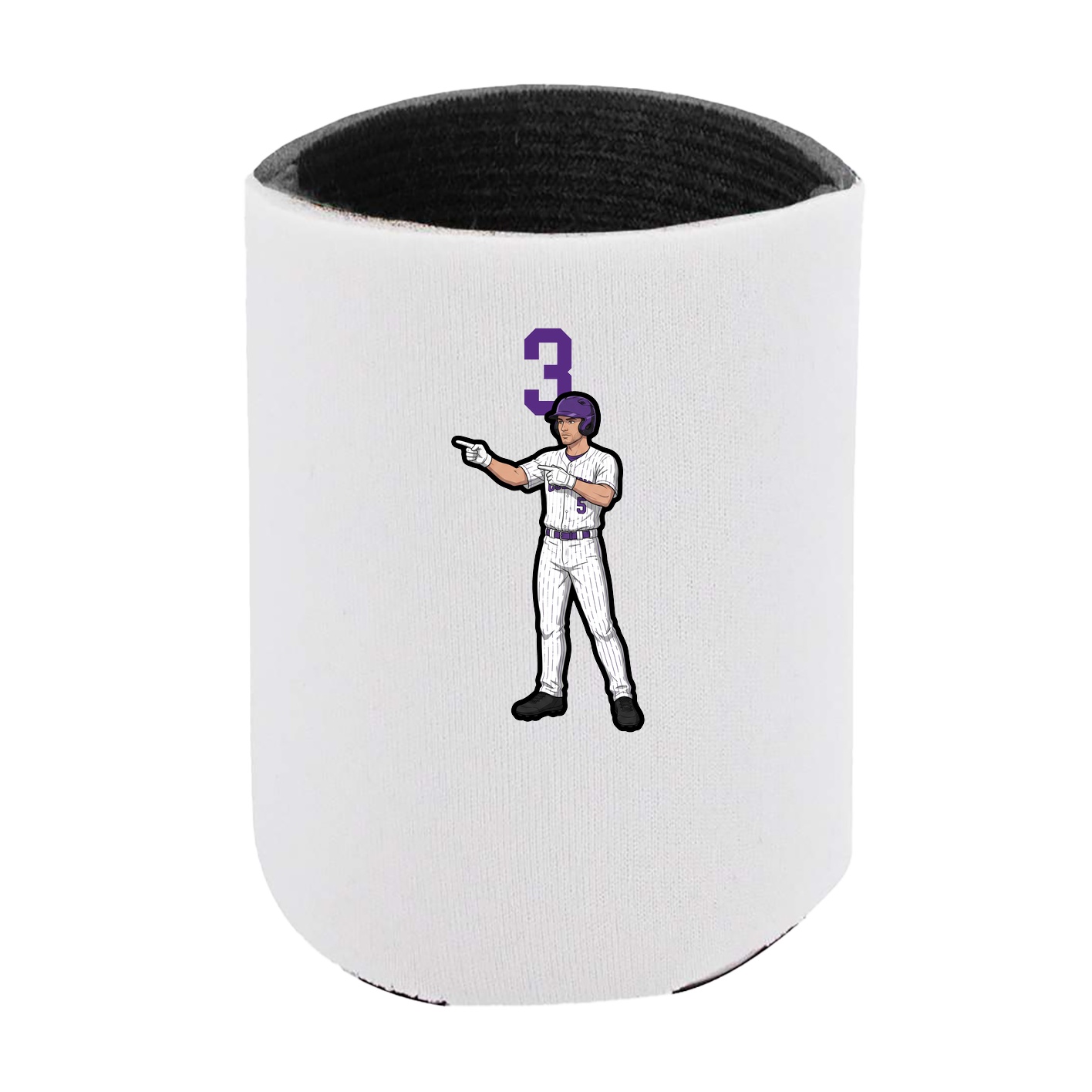 Can Holder — Number Top in White