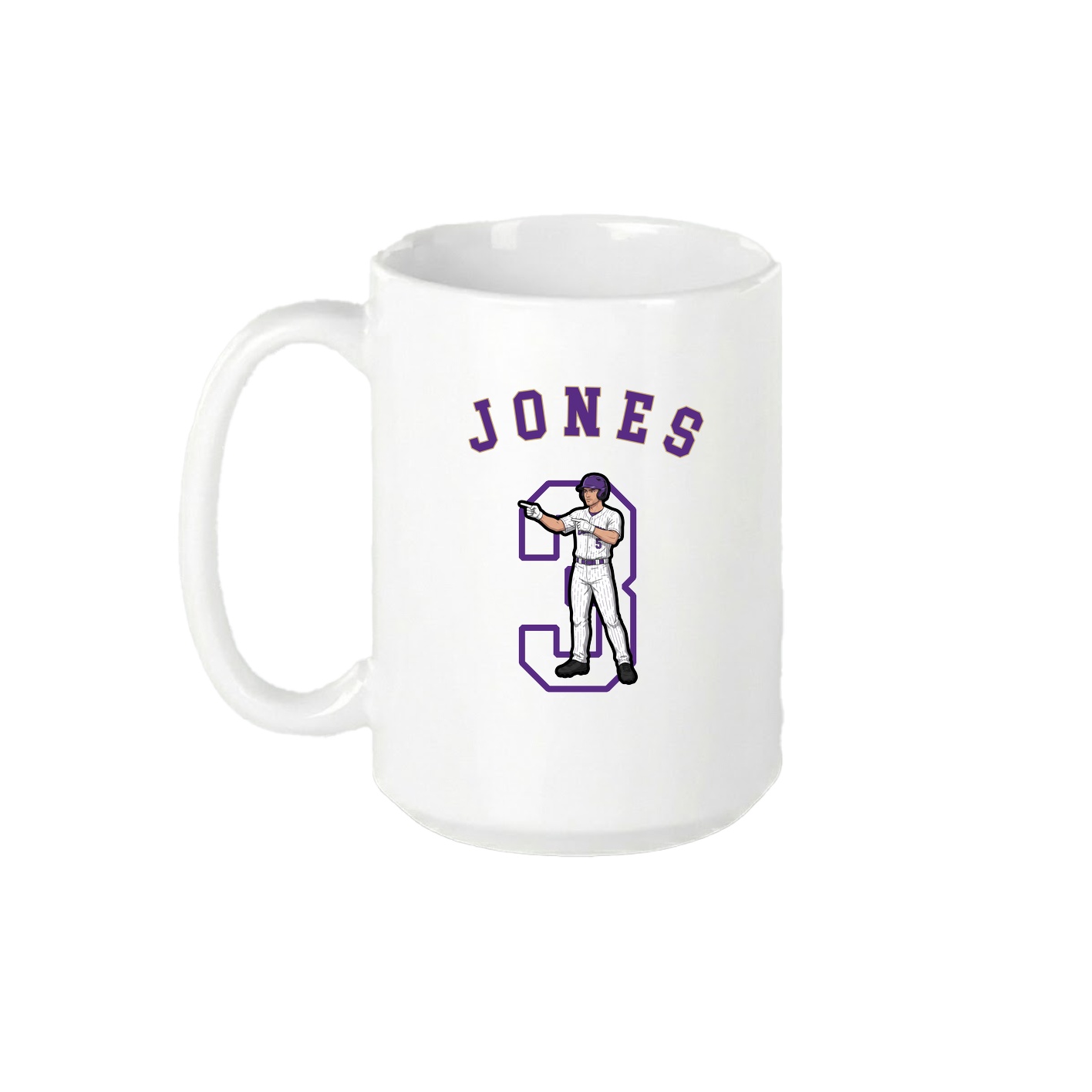 15oz Coffee Mug — Shirsey Arch in White