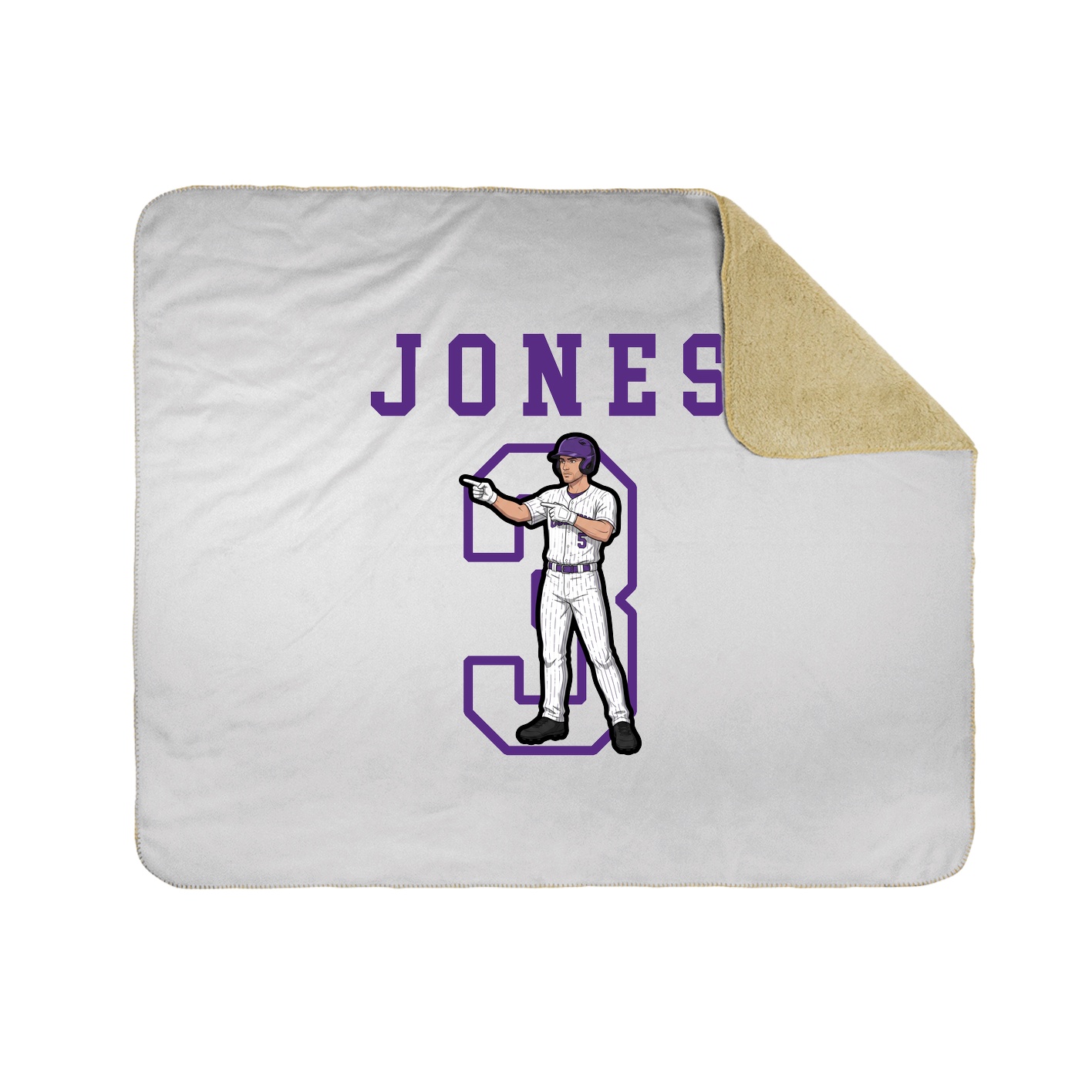 Throw Blanket — Shirsey in White