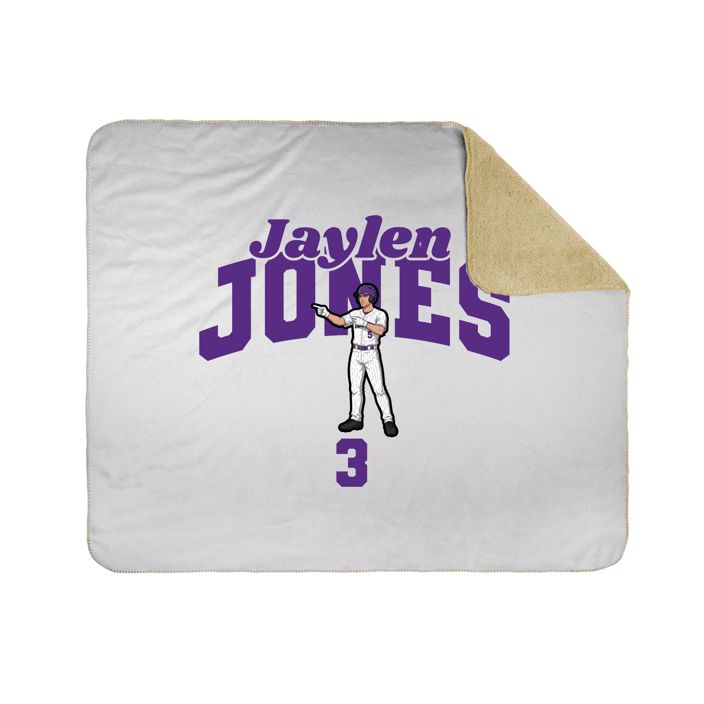 Throw Blanket — Signature Arch in White