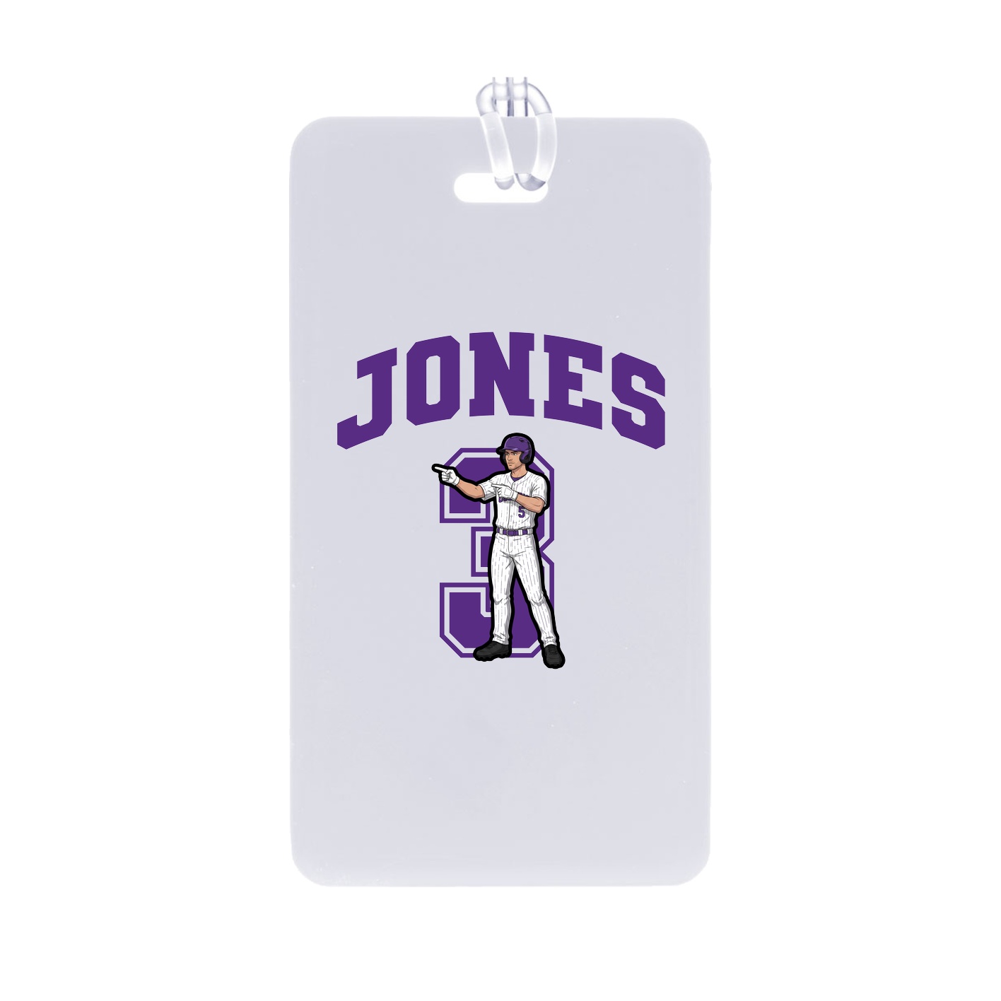 Bag Tag — Number in Classic