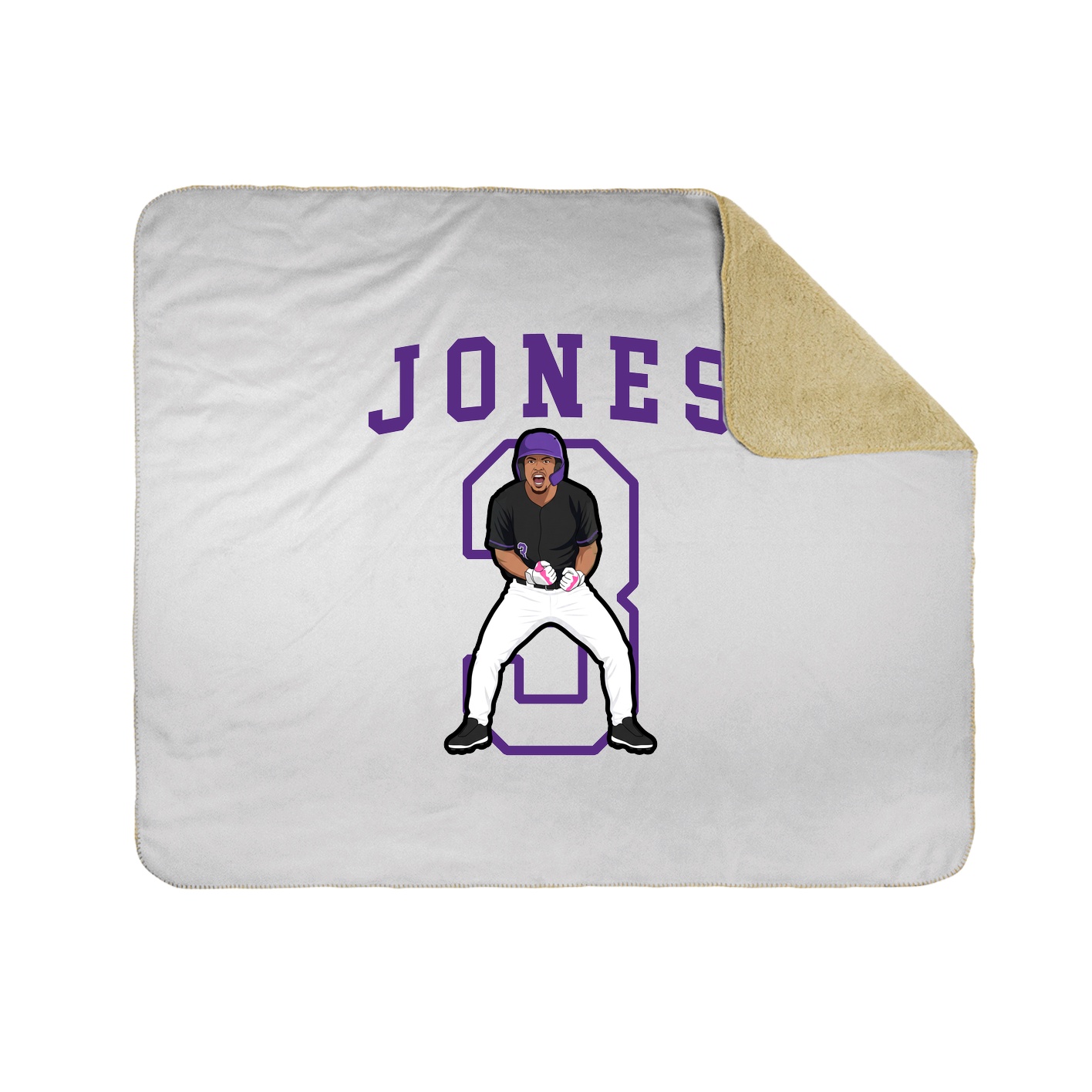 50x60 Sherpa Lined Throw Blanket