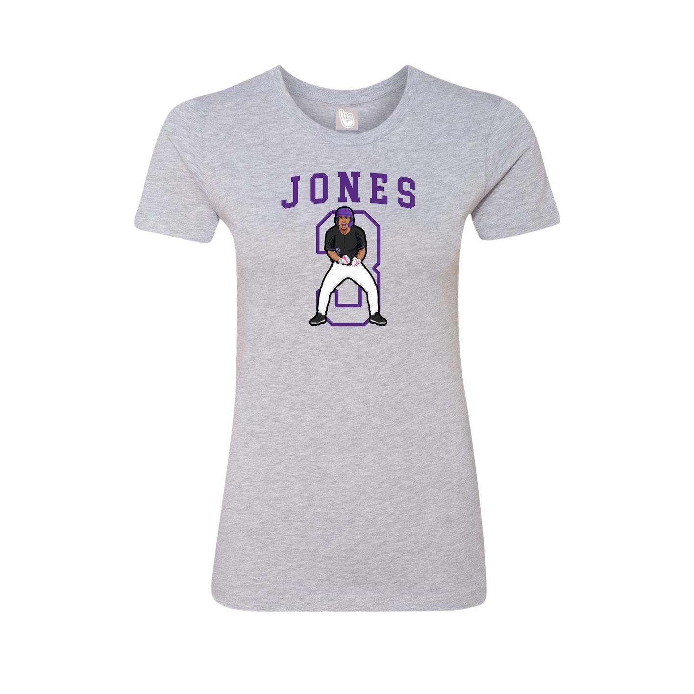 Fitted Women's Tee — Shirsey in Grey