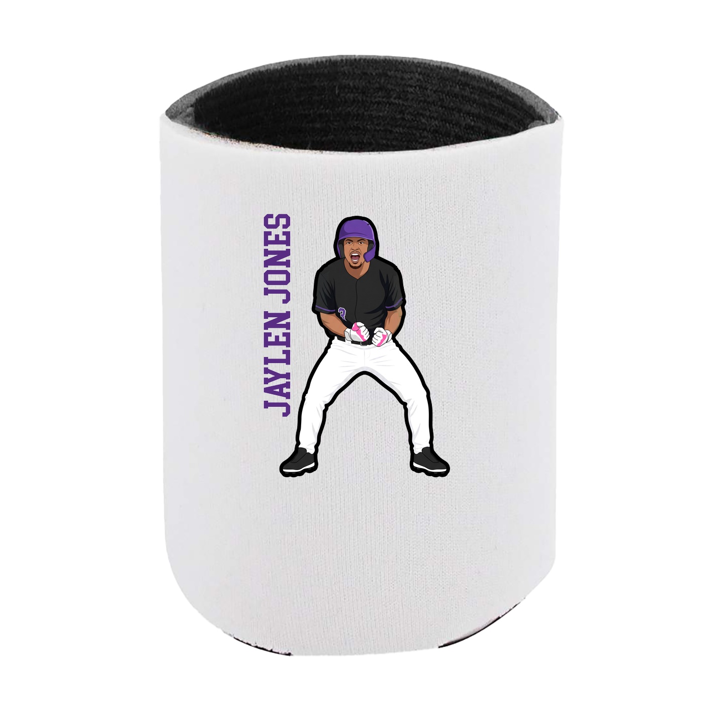 Can Holder — Name Vertical in White