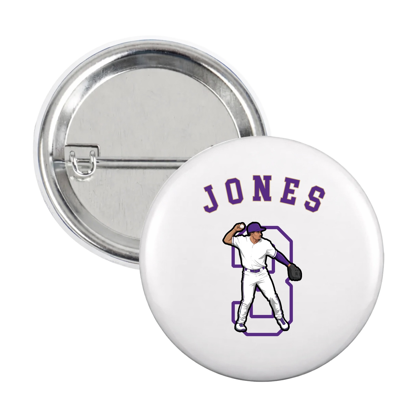 Game Day Button — Shirsey Arch in White