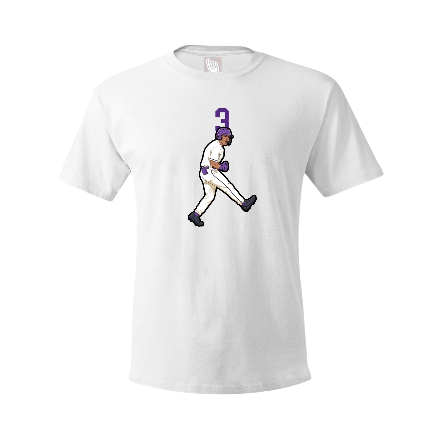 Tee — Number Top in White