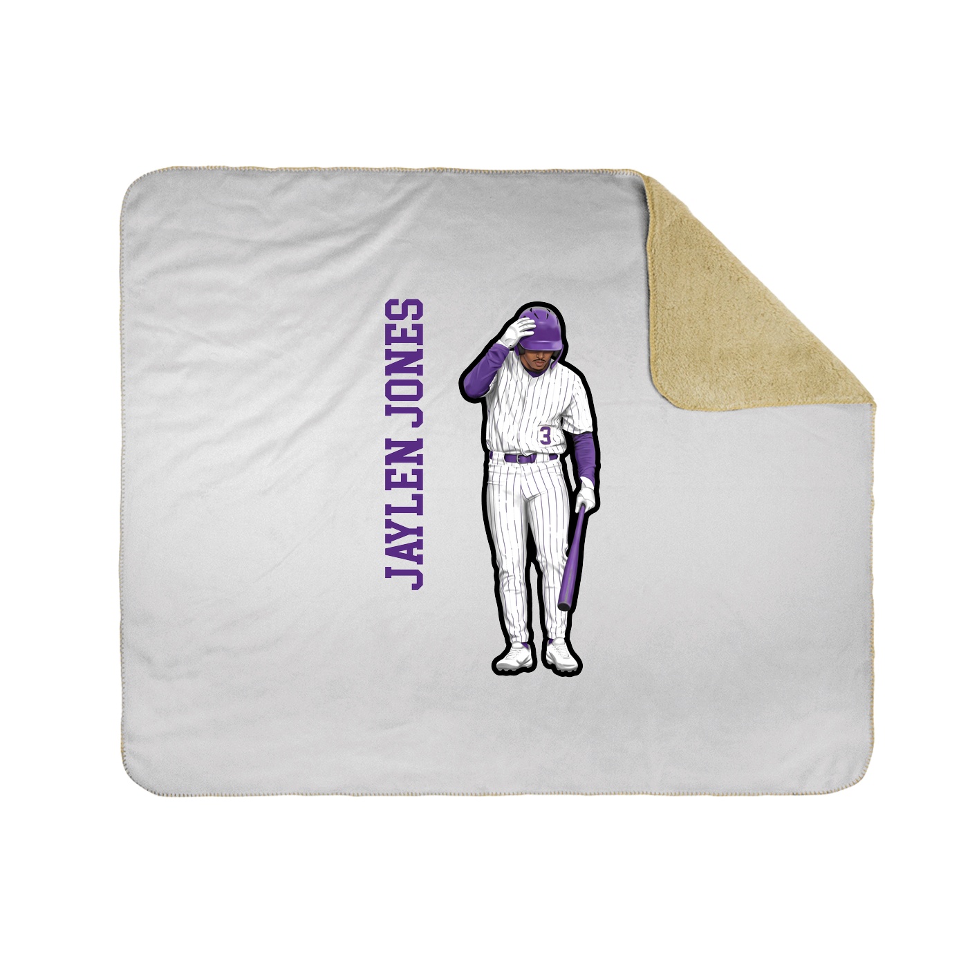 50x60 Sherpa Lined Throw Blanket