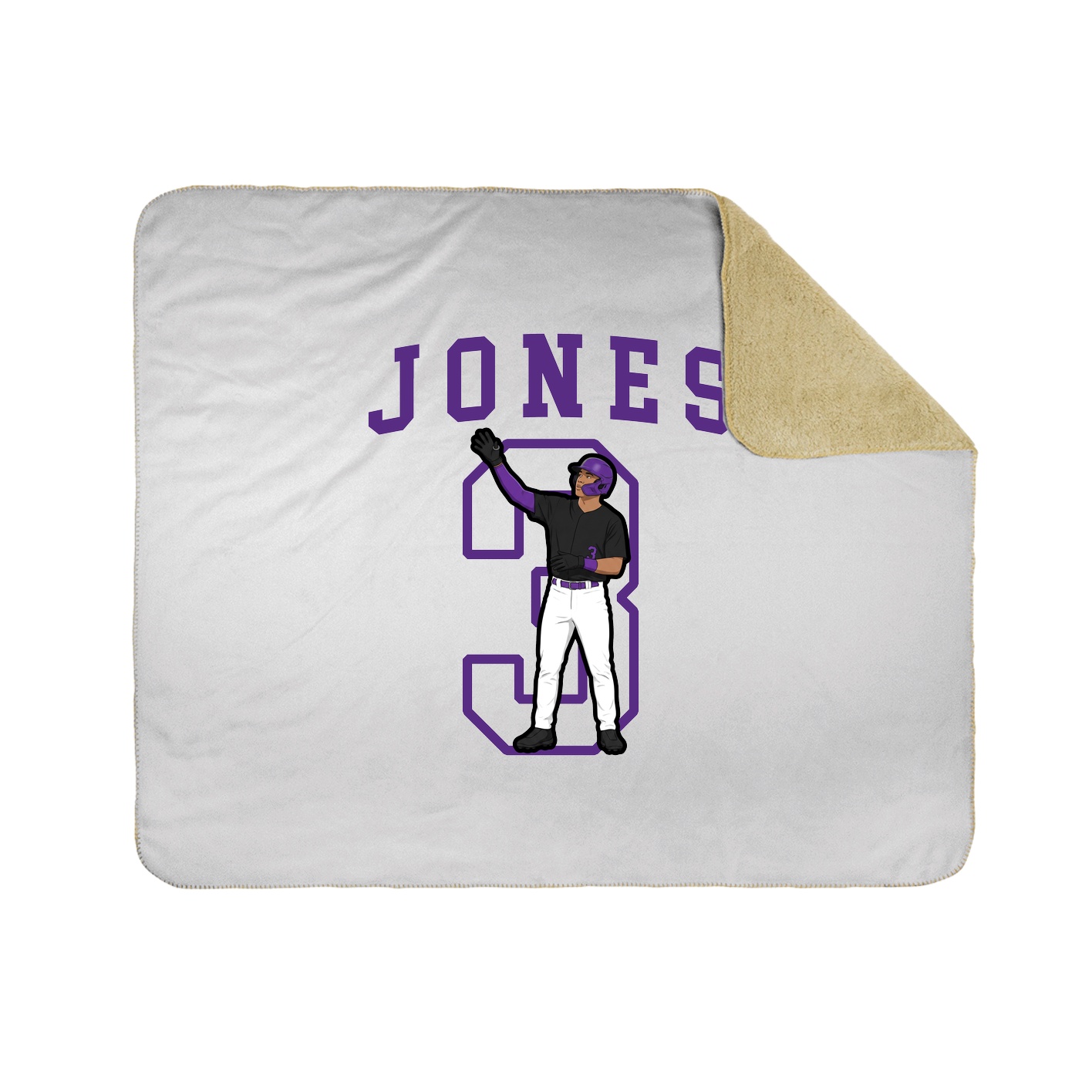 50x60 Sherpa Lined Throw Blanket