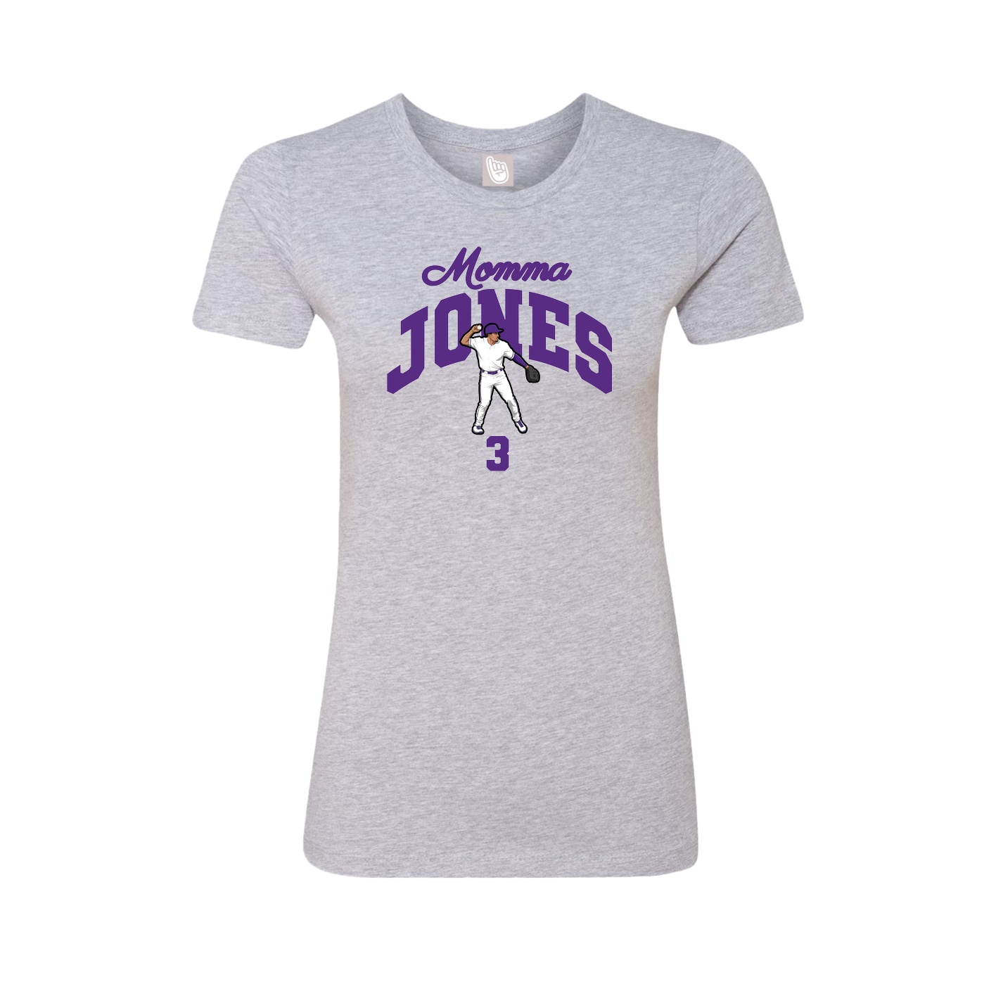 Womens Tee — Mothers Day Arch in Grey