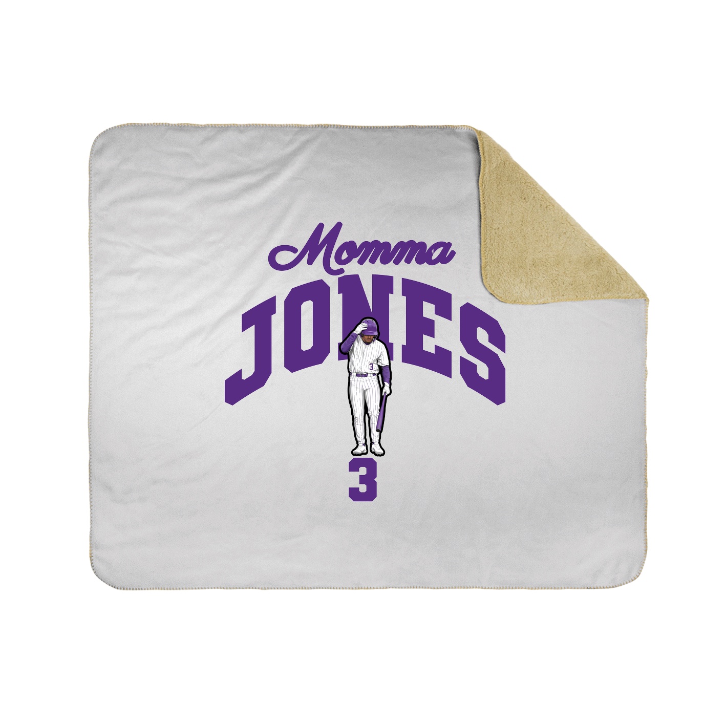 Throw Blanket — Mothers Day Arch in White