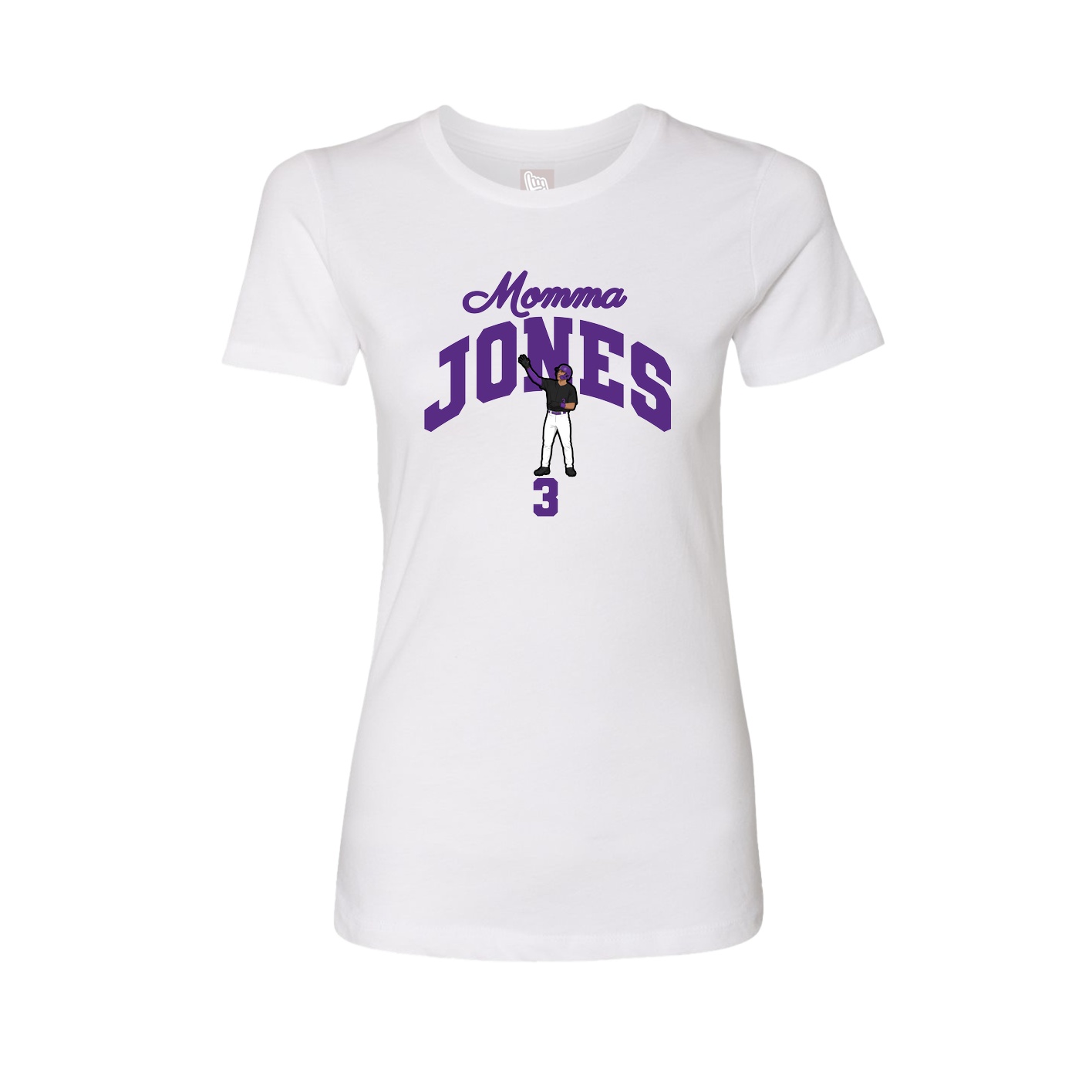 Womens Tee — Mothers Day Arch in White