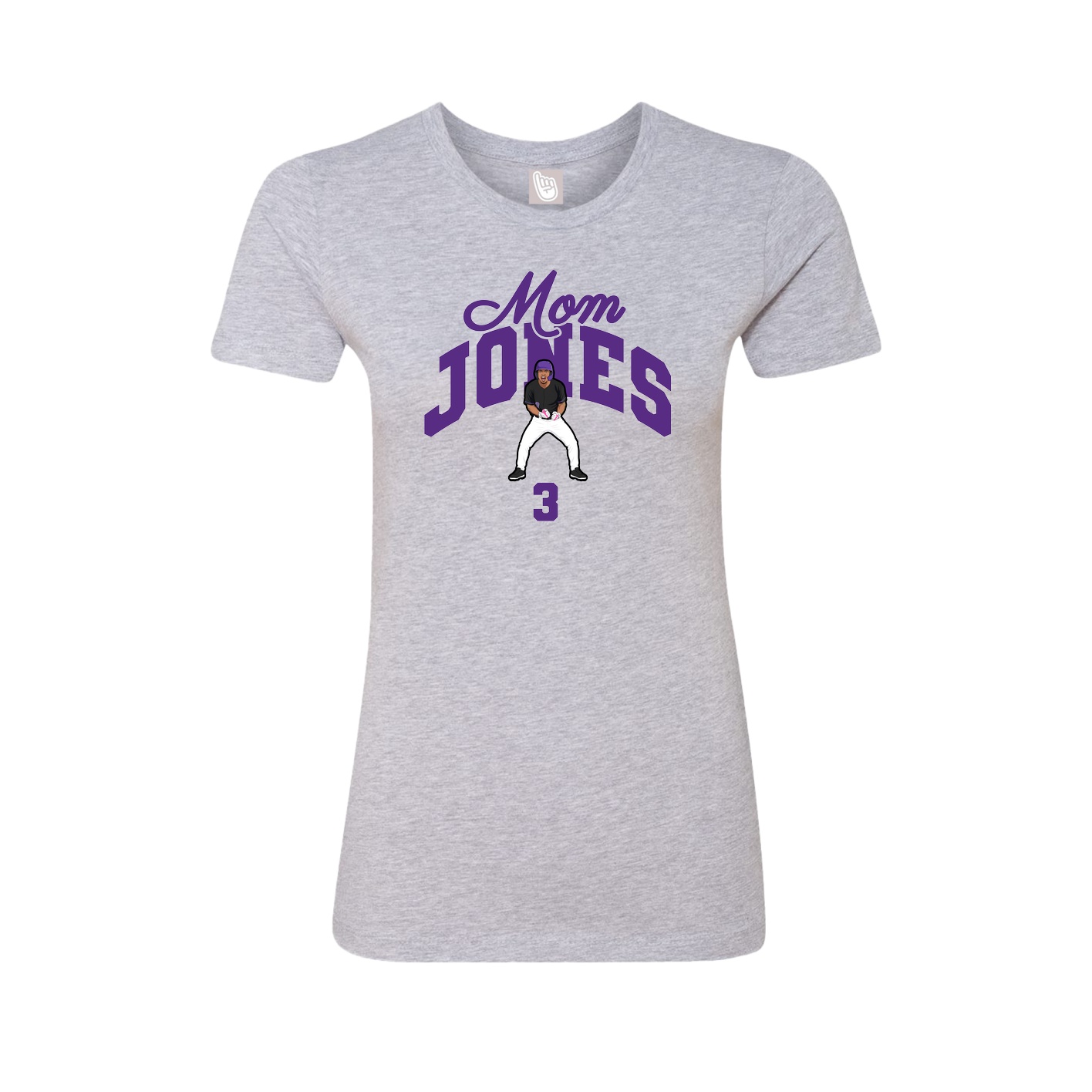 Womens Tee — Mothers Day Arch in Grey