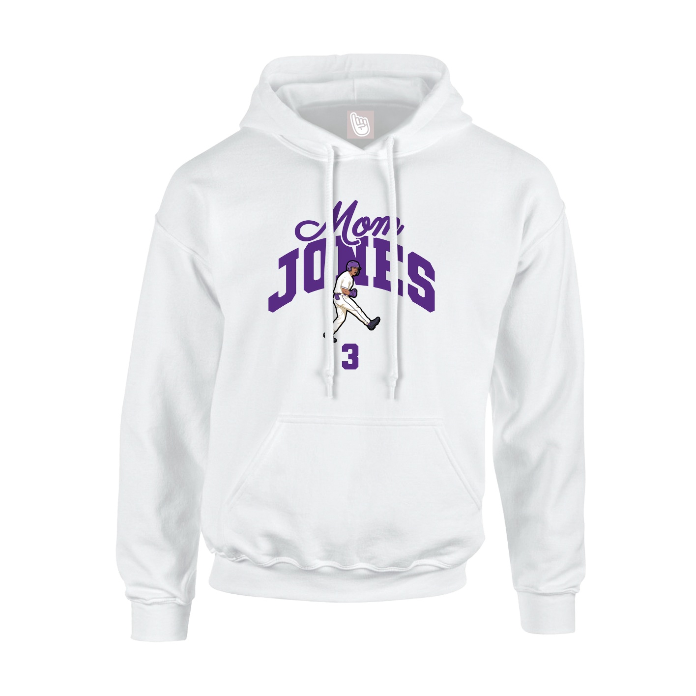Youth Hoodie — Mothers Day Arch in White