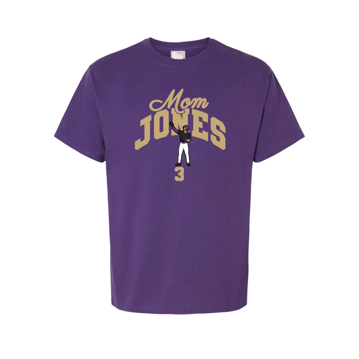 Youth Tee — Mothers Day Arch in Purple