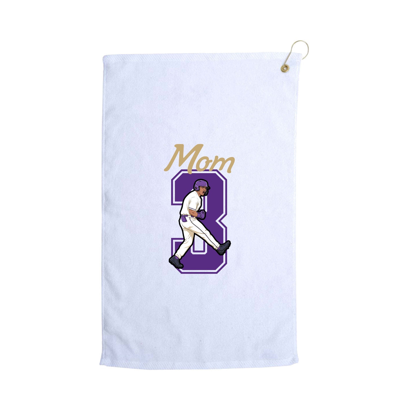 Golf Towel — Mothers Day Shirsey in White