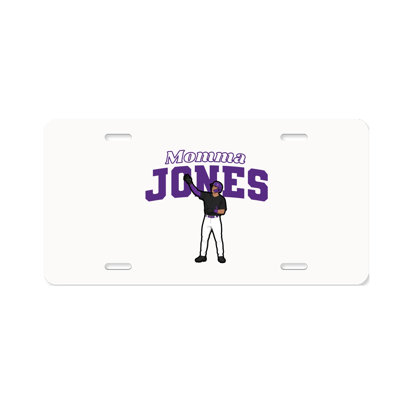 License Plate — Mothers Day Block in Classic