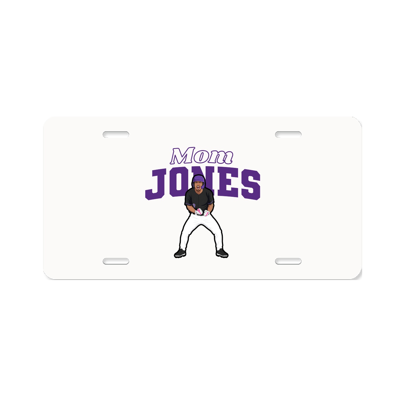 License Plate — Mothers Day Block in Classic