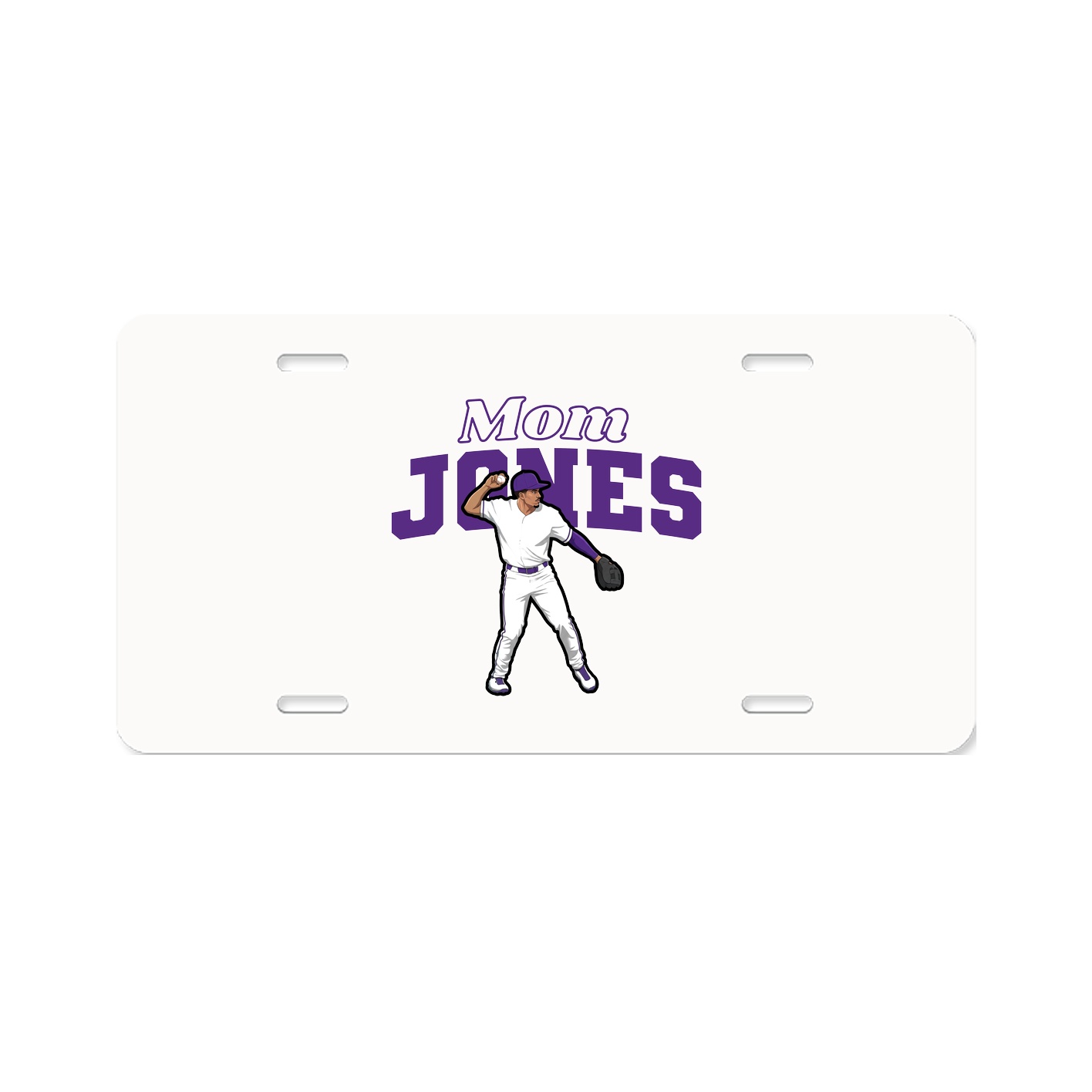 License Plate — Mothers Day Block in Classic