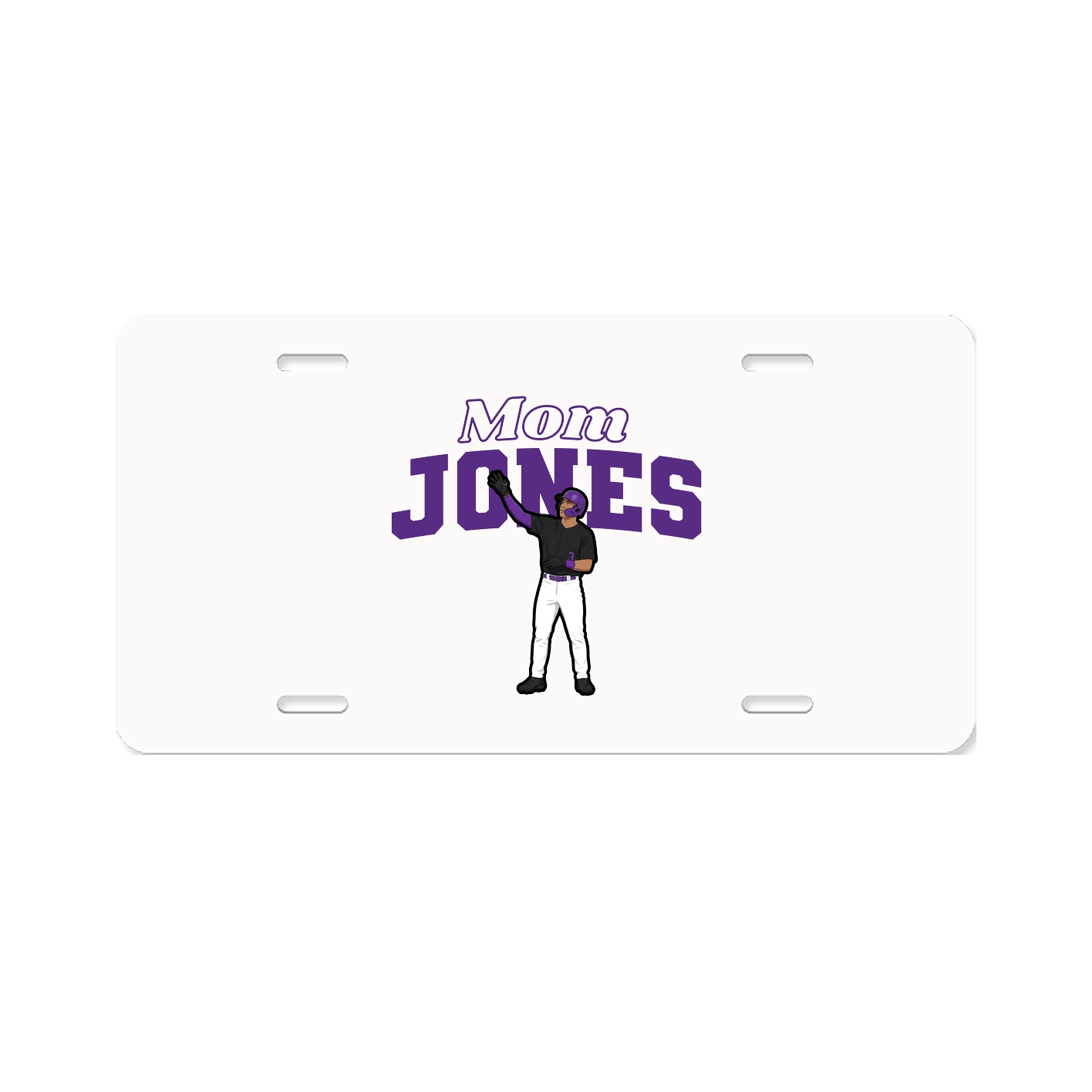 License Plate — Mothers Day Block in Classic