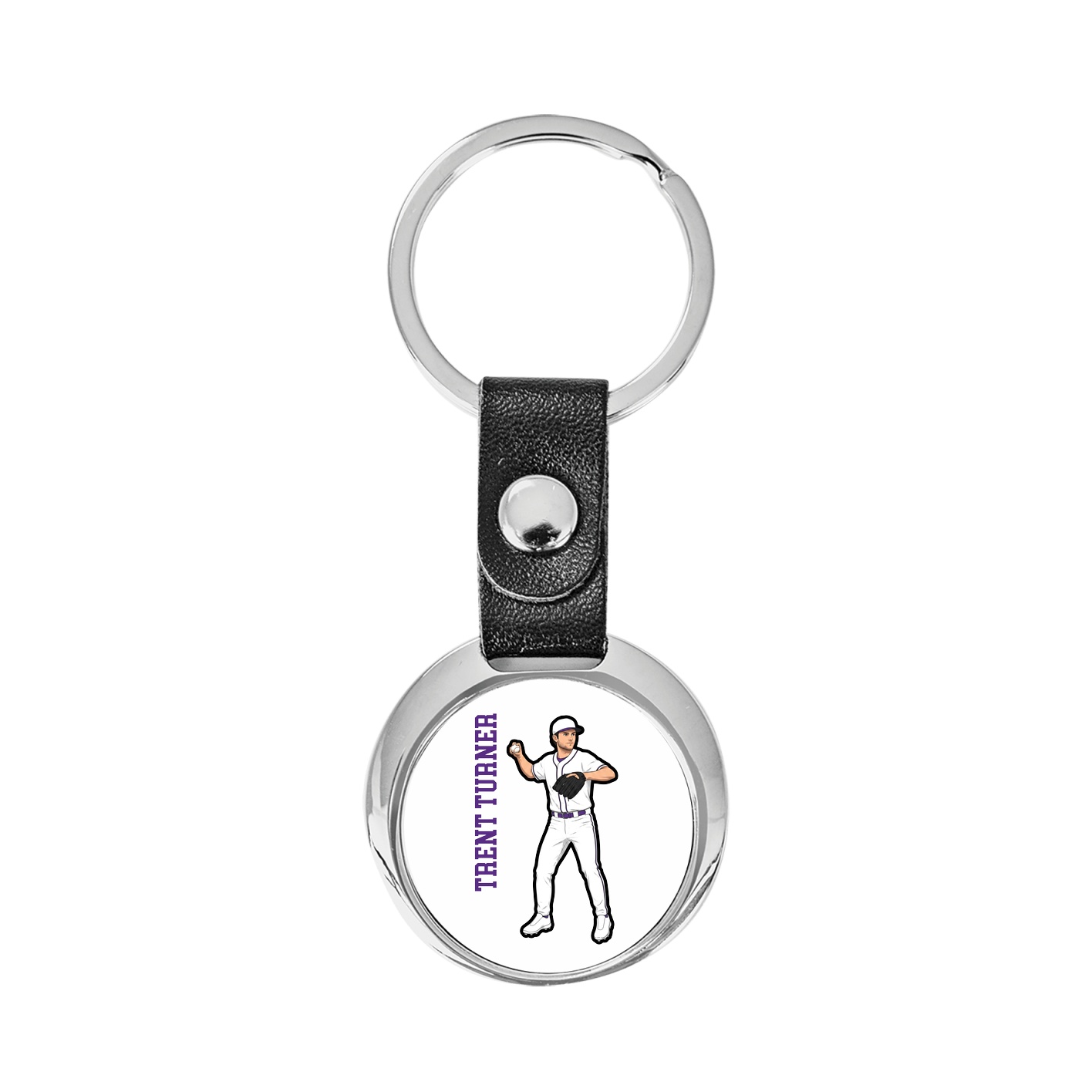 Key Chain — Name Vertical in Classic