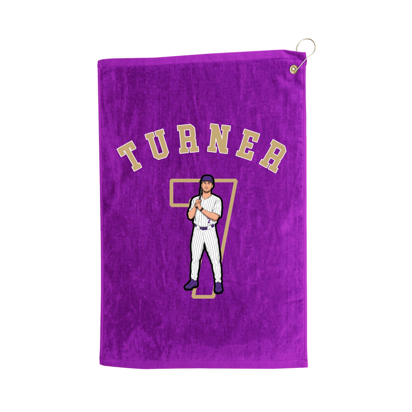 Golf Towel — Shirsey Arch in Purple