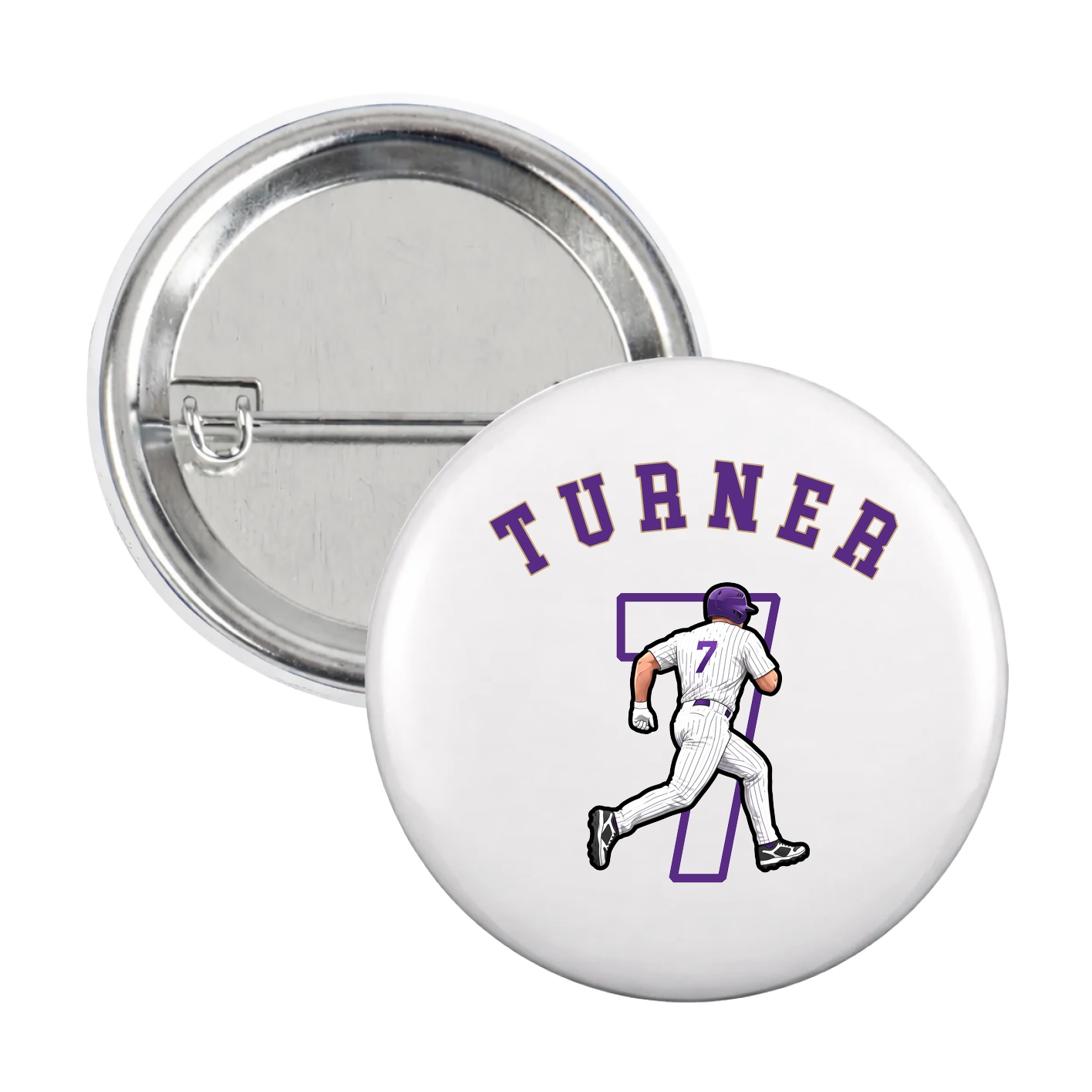 Game Day Button — Shirsey Arch in White