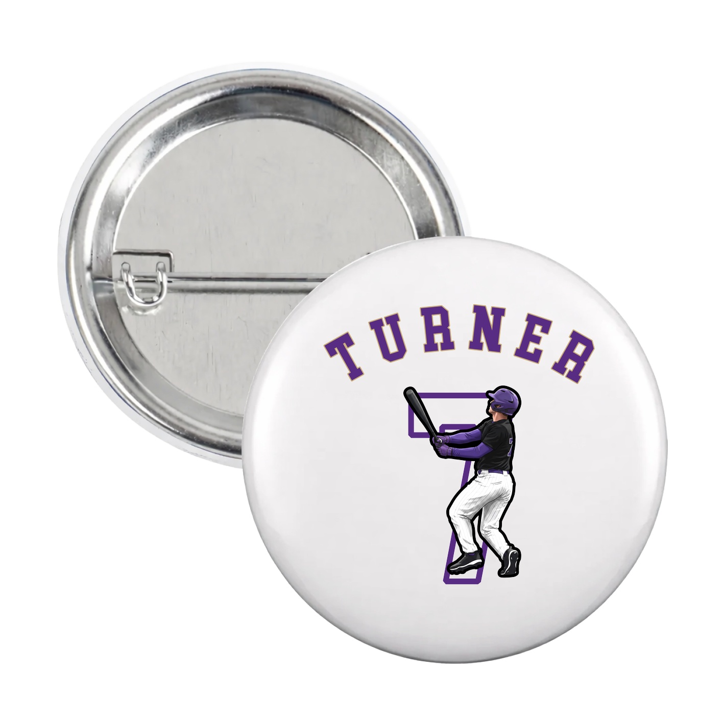 Game Day Button — Shirsey Arch in White