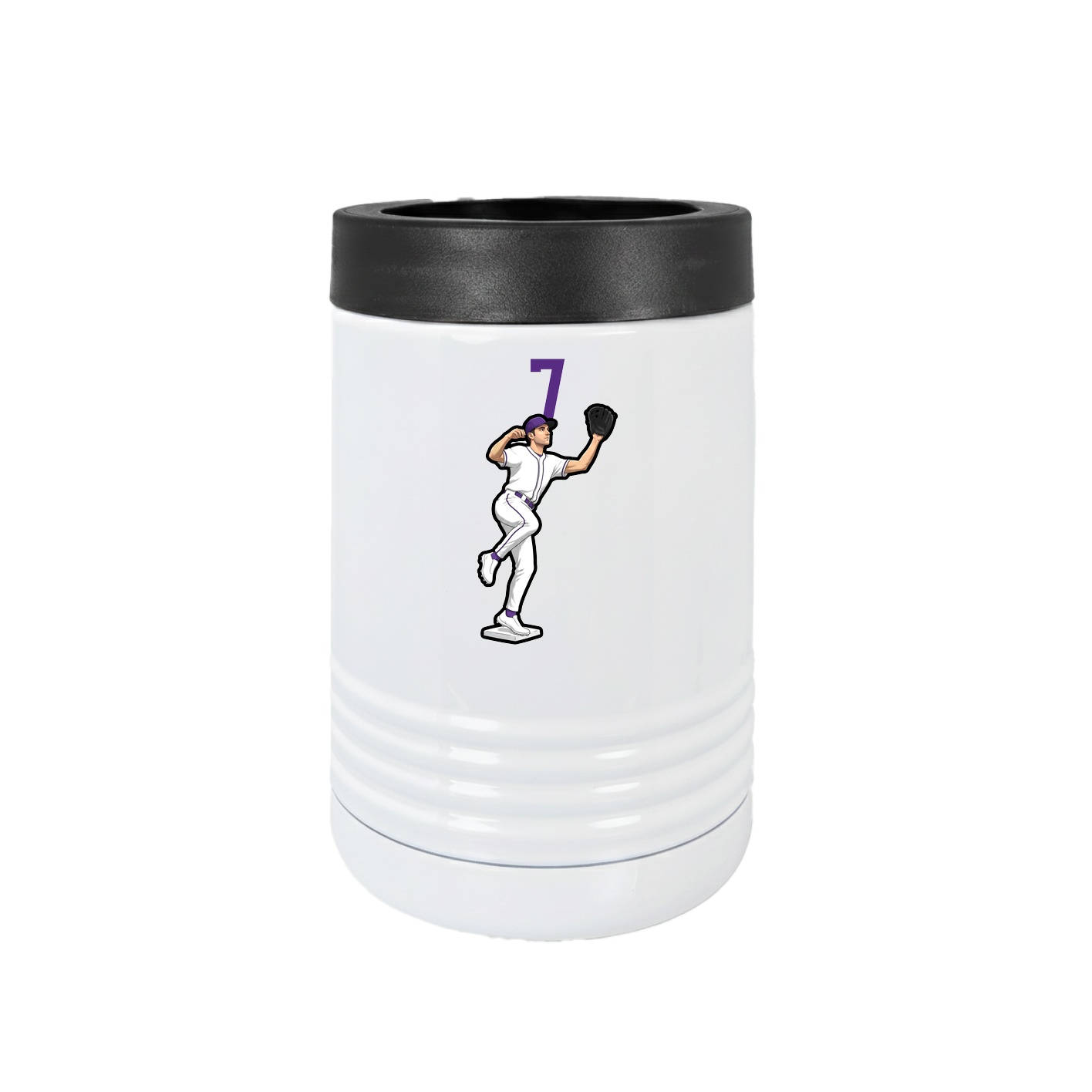 Beverage Holder — Number Top in White