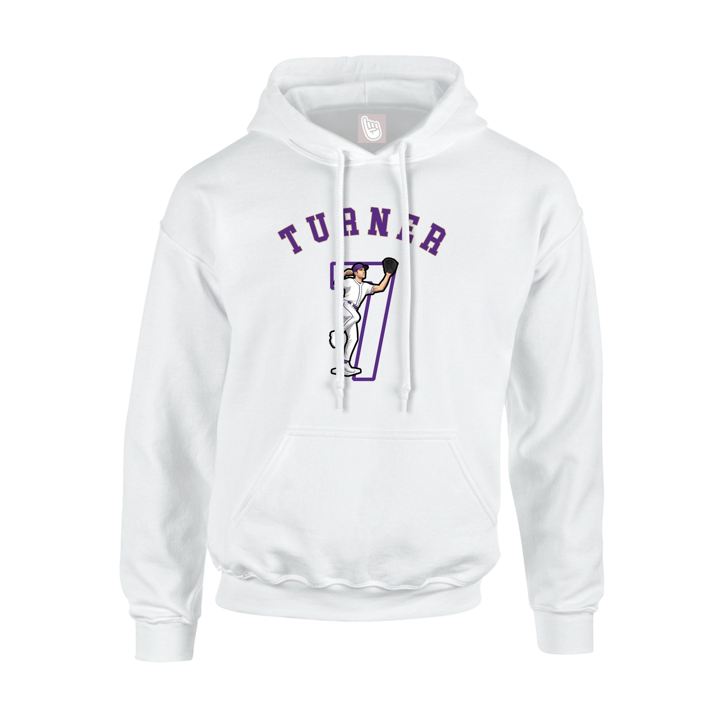 Youth Hoodie — Shirsey Arch in White