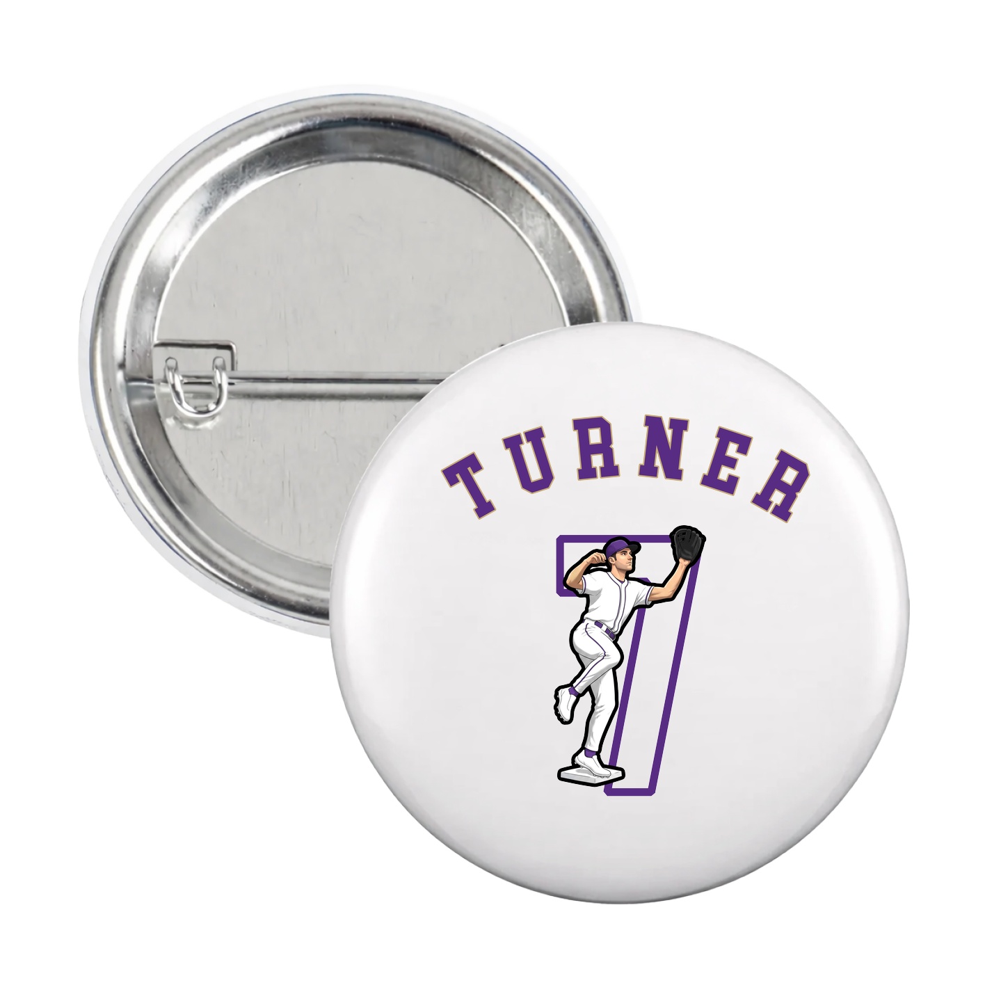Game Day Button — Shirsey Arch in White