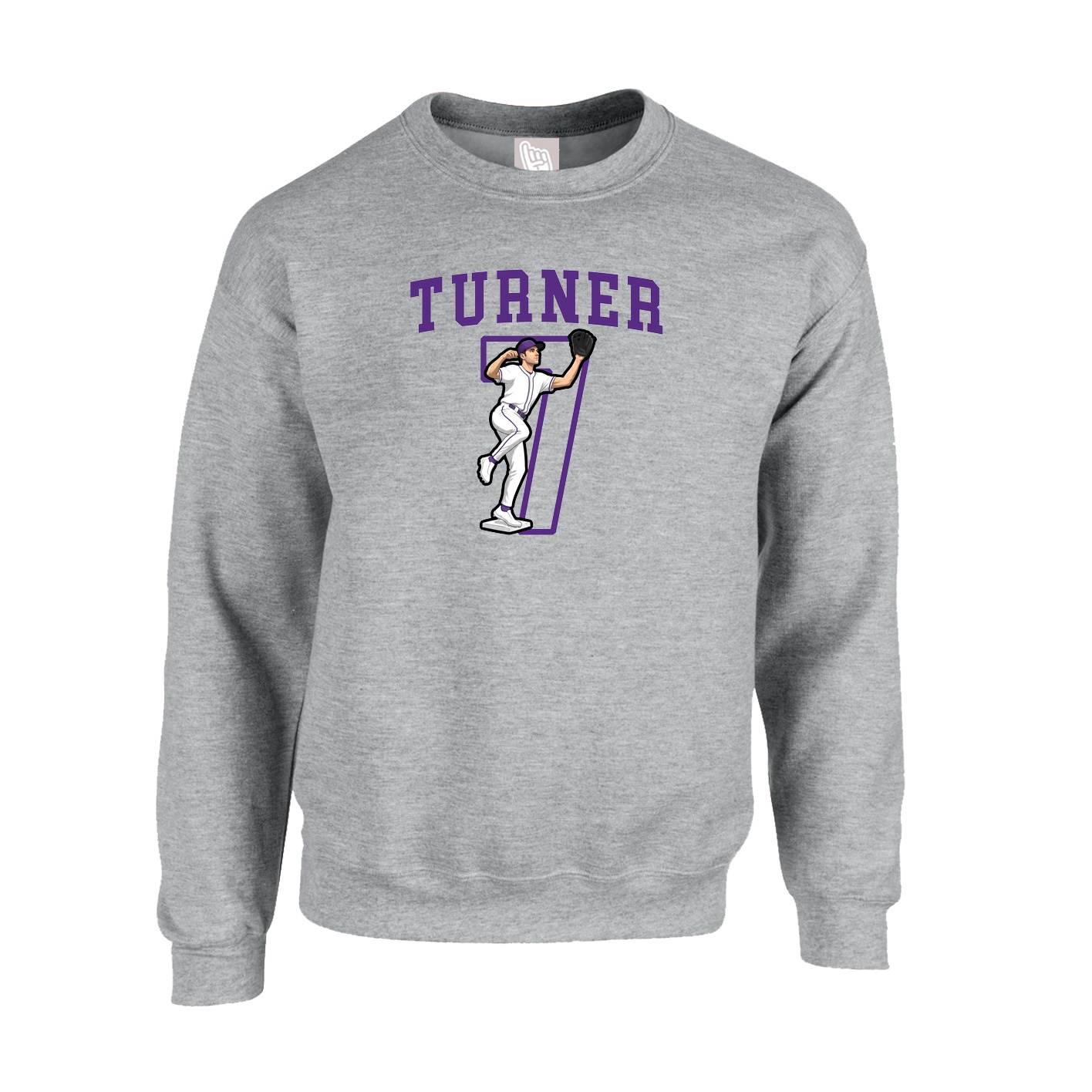 Fleece Crew — Shirsey in Grey