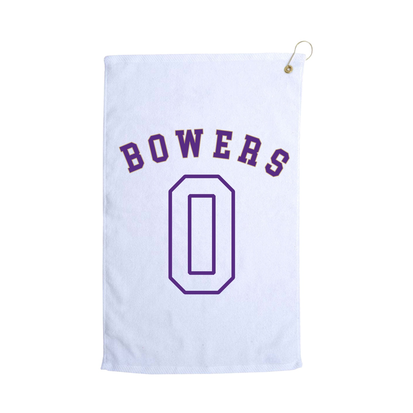 Golf Towel — Shirsey Arch in White