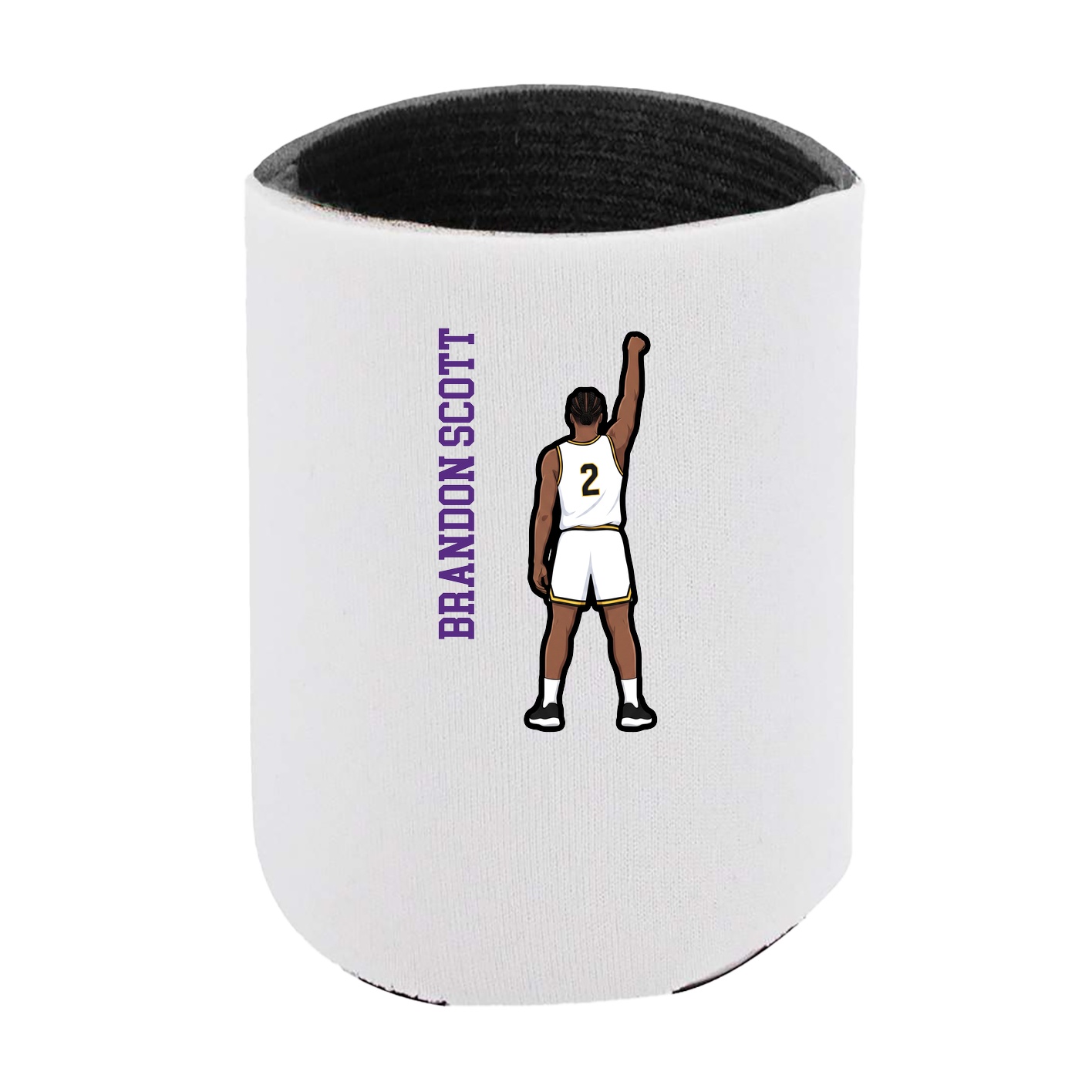 Can Holder — Name Vertical in White