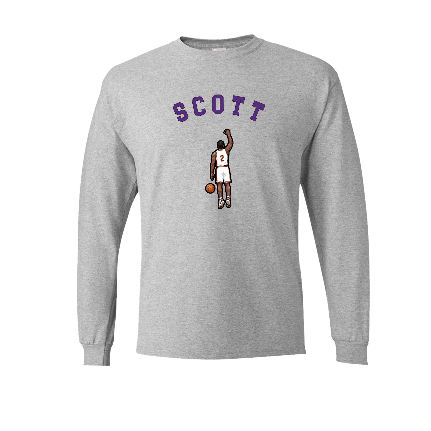 Long Sleeve Tee — Shirsey Arch in Grey
